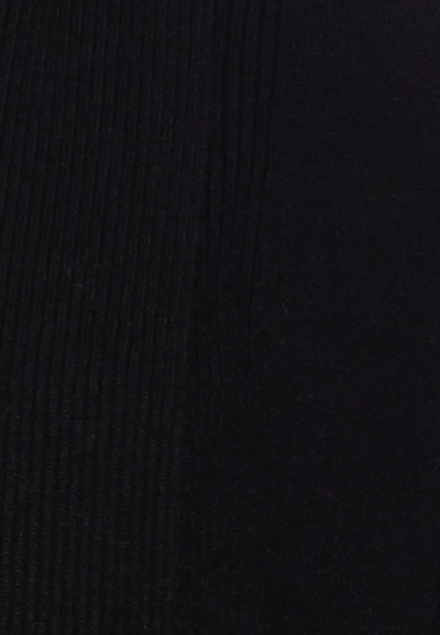 Anna Field RIBBED FOLD COLLAR - Kardigan - Black - obrazek 3