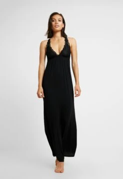Anna Field ANNA LONG VISCOSE DRESS - Koszula Nocna - Black