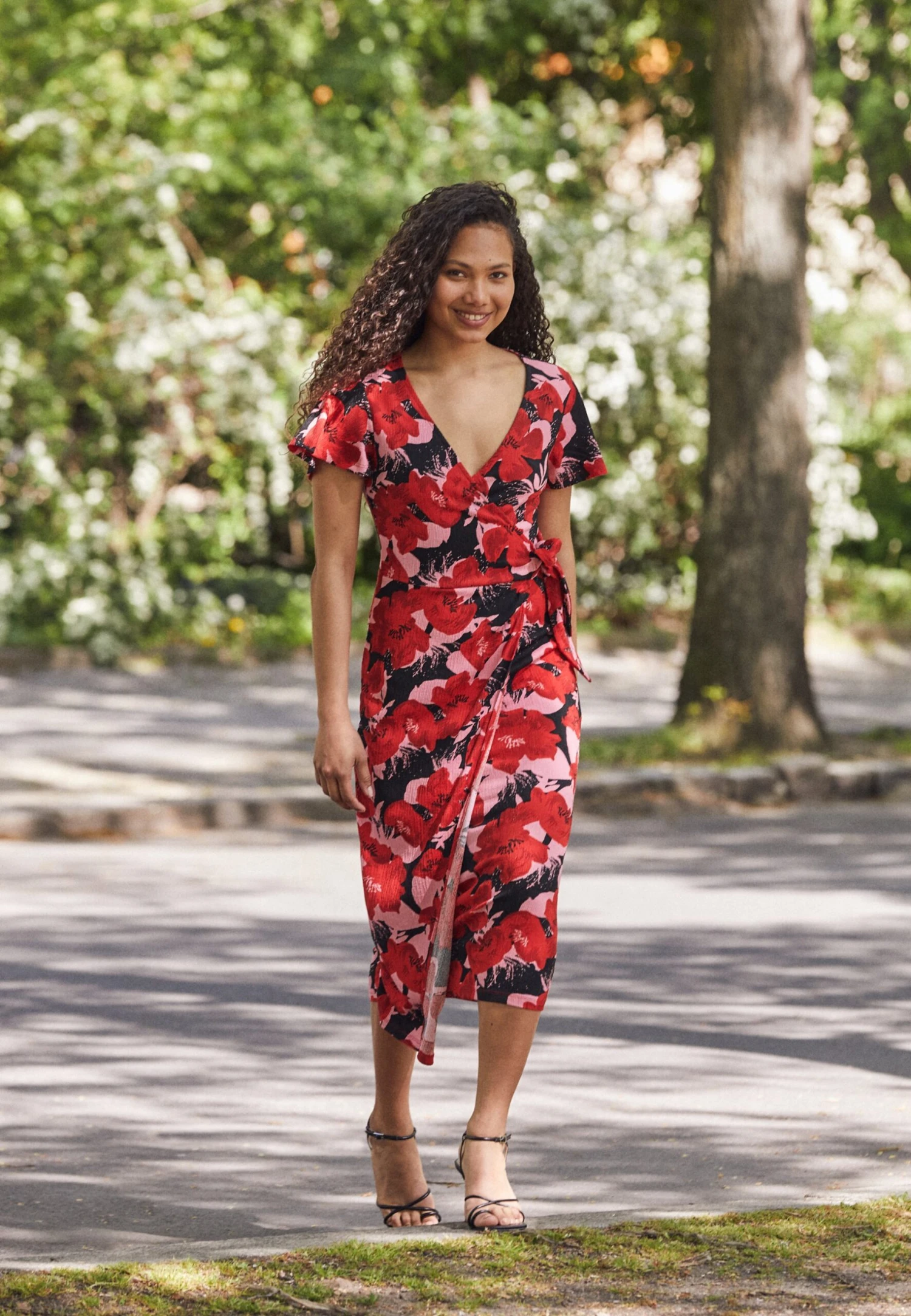 Anna Field Sukienka Letnia - Red/pink - obrazek 2