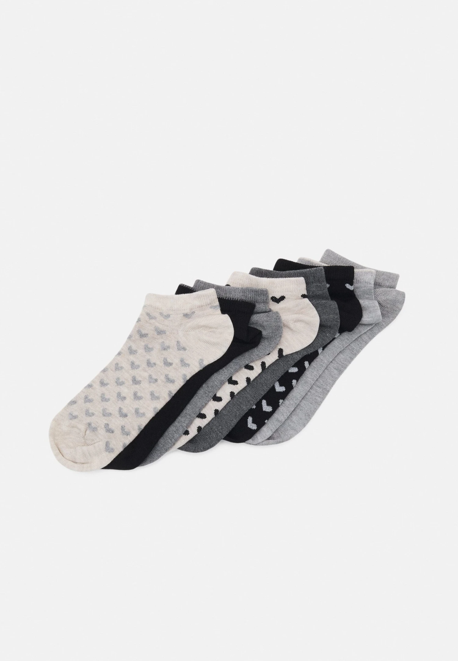 Anna Field 8 PACK - Skarpety - Black/grey