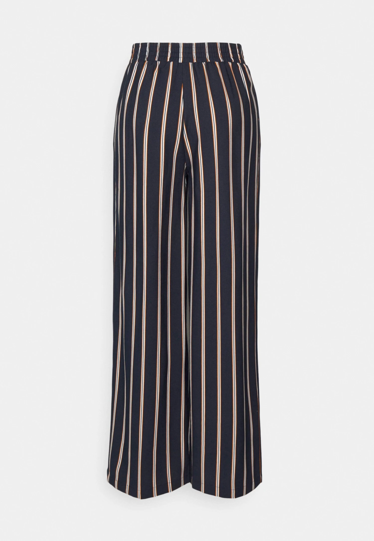 Anna Field Spodnie Materiałowe - Dark Blue/brown/white