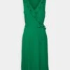 Anna Field VOLANT MIDI DRESS - Sukienka Letnia - Green