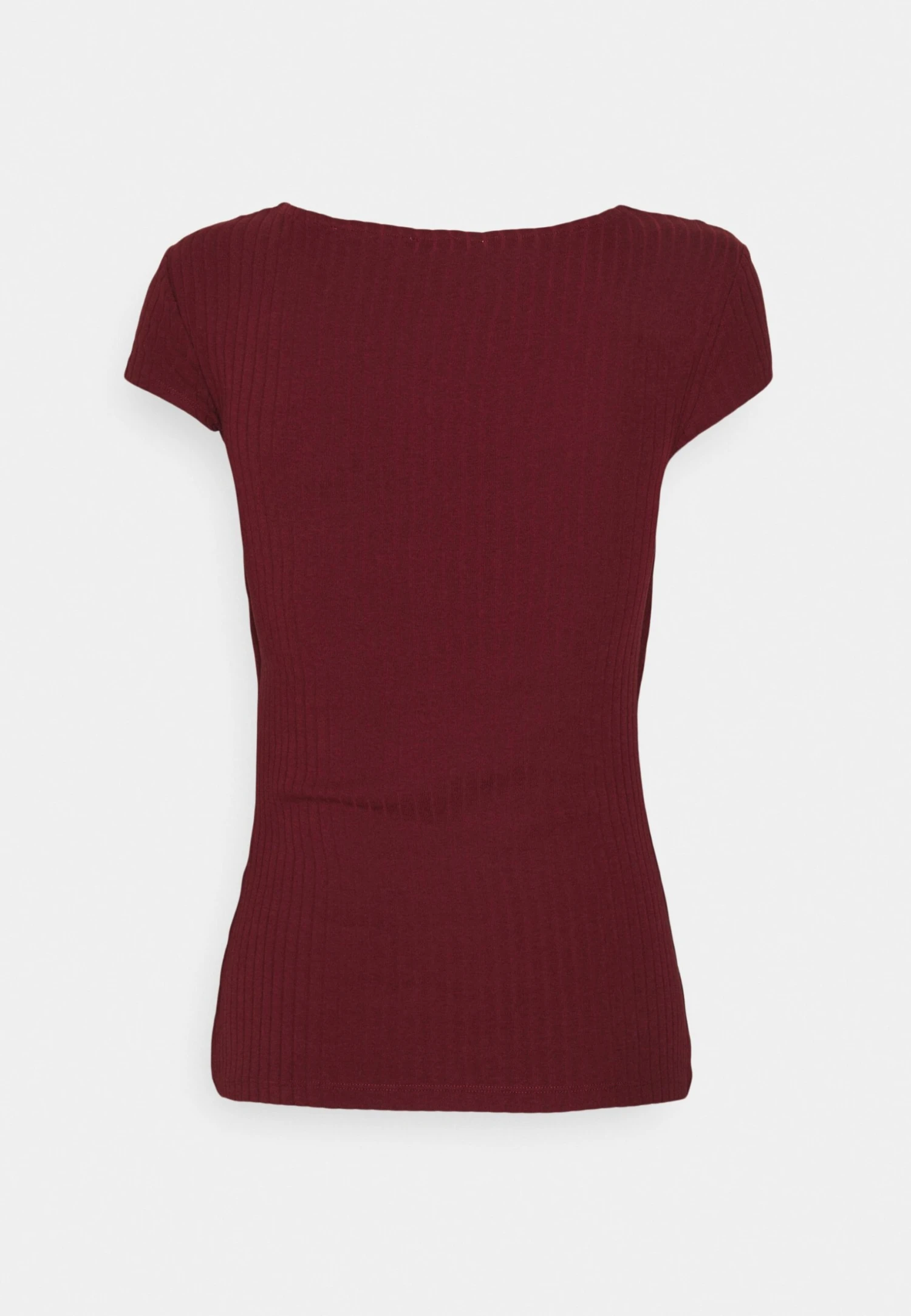 Anna Field T-shirt Z Nadrukiem - Dark Red - obrazek 2