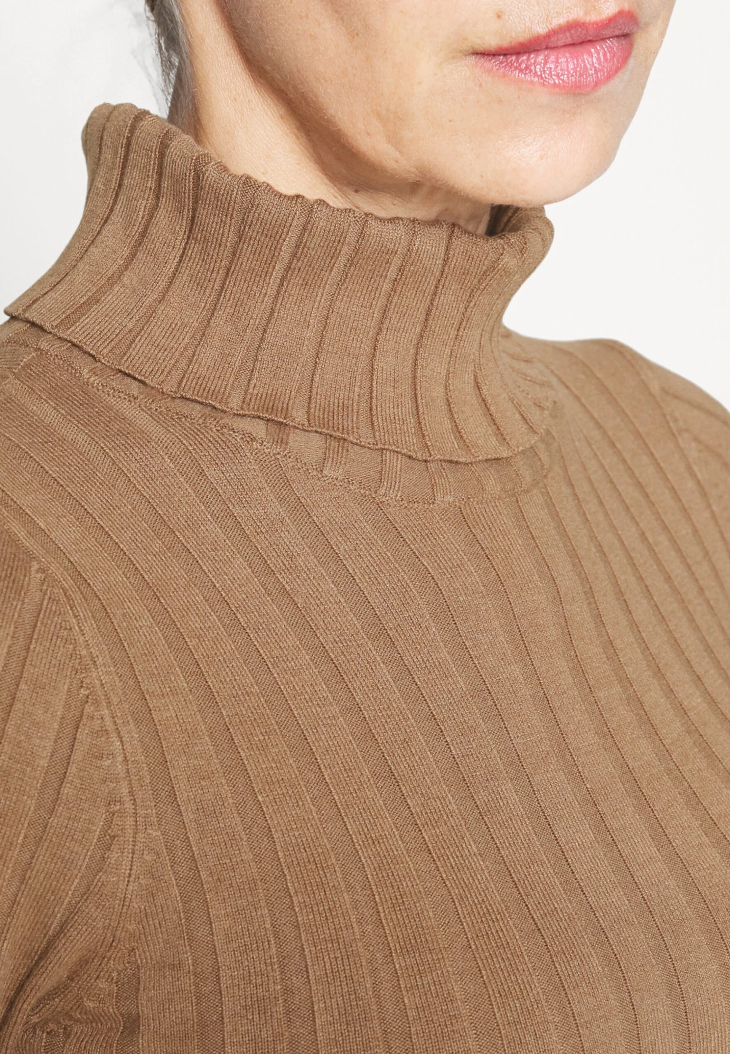 Anna Field Sweter - Camel - obrazek 6