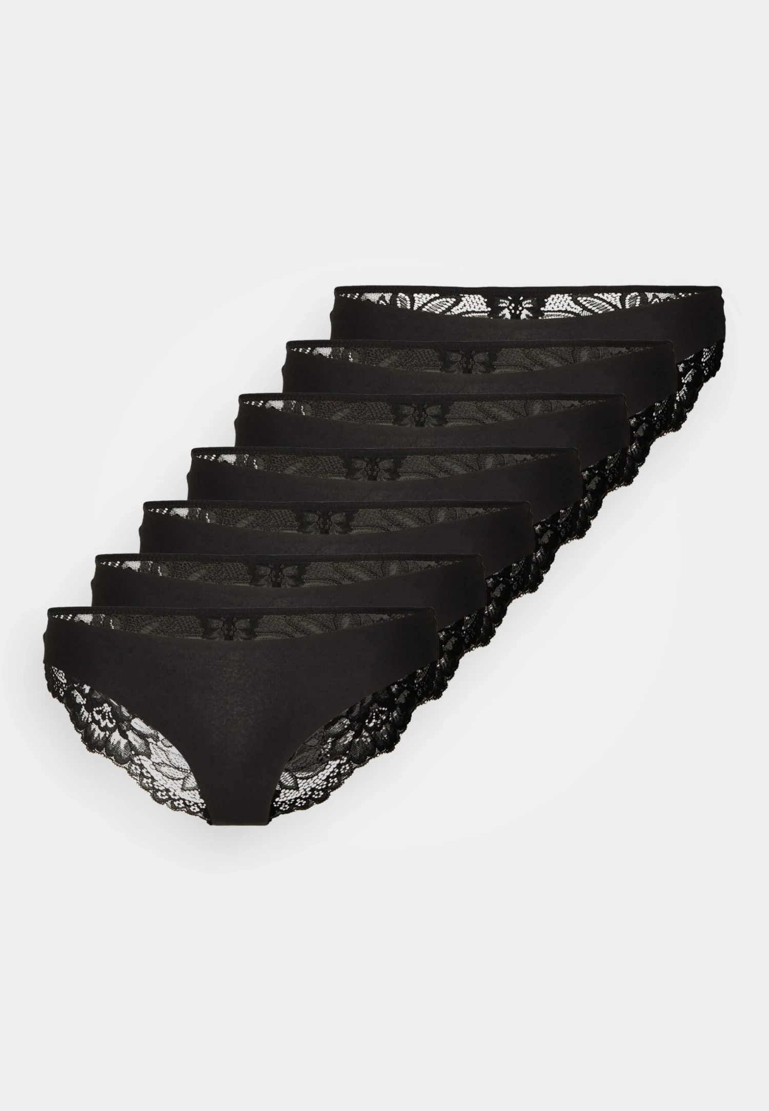 Anna Field 7 PACK - Figi - Black - obrazek 4