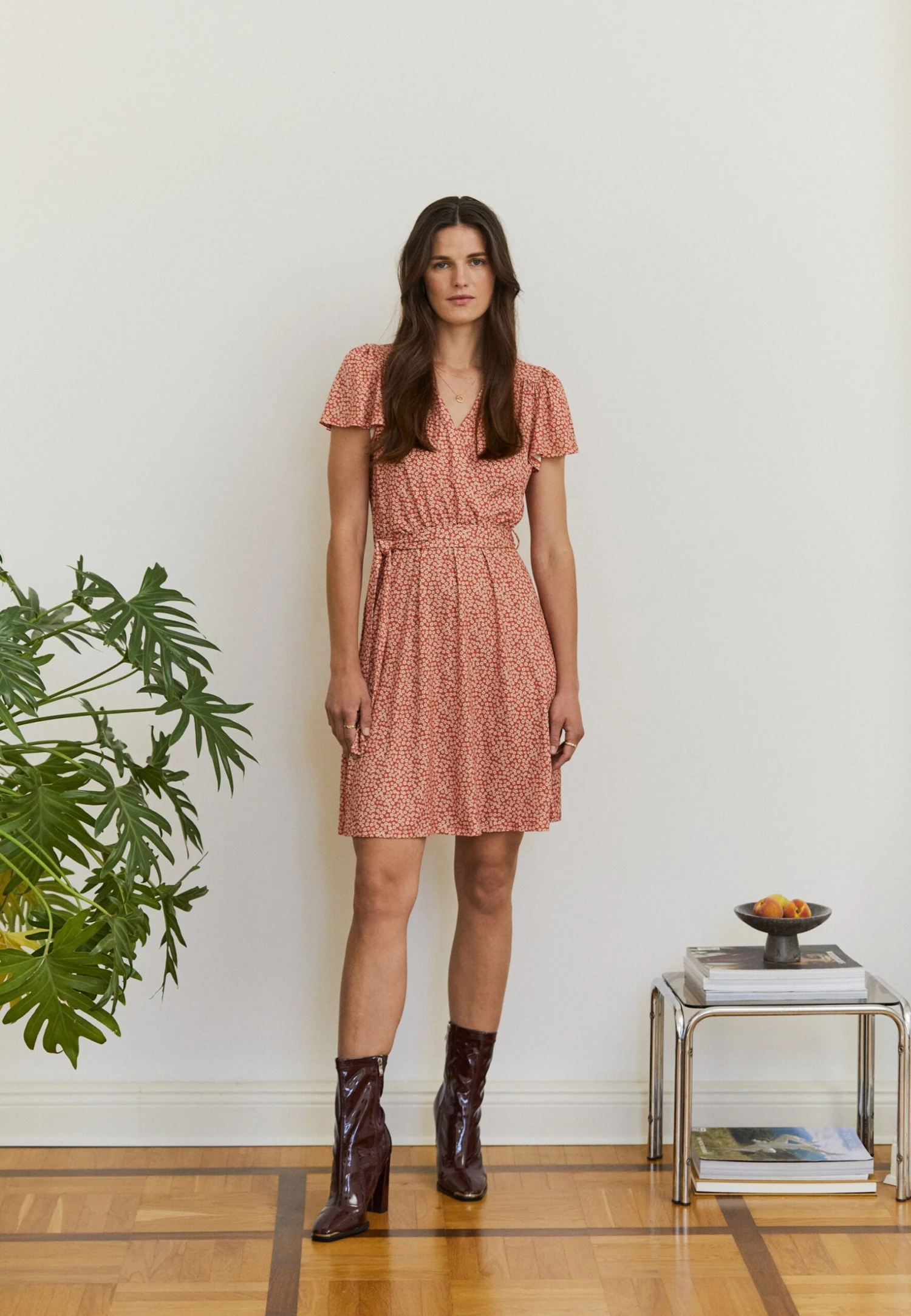 Anna Field Sukienka Letnia - Brown/white - obrazek 2