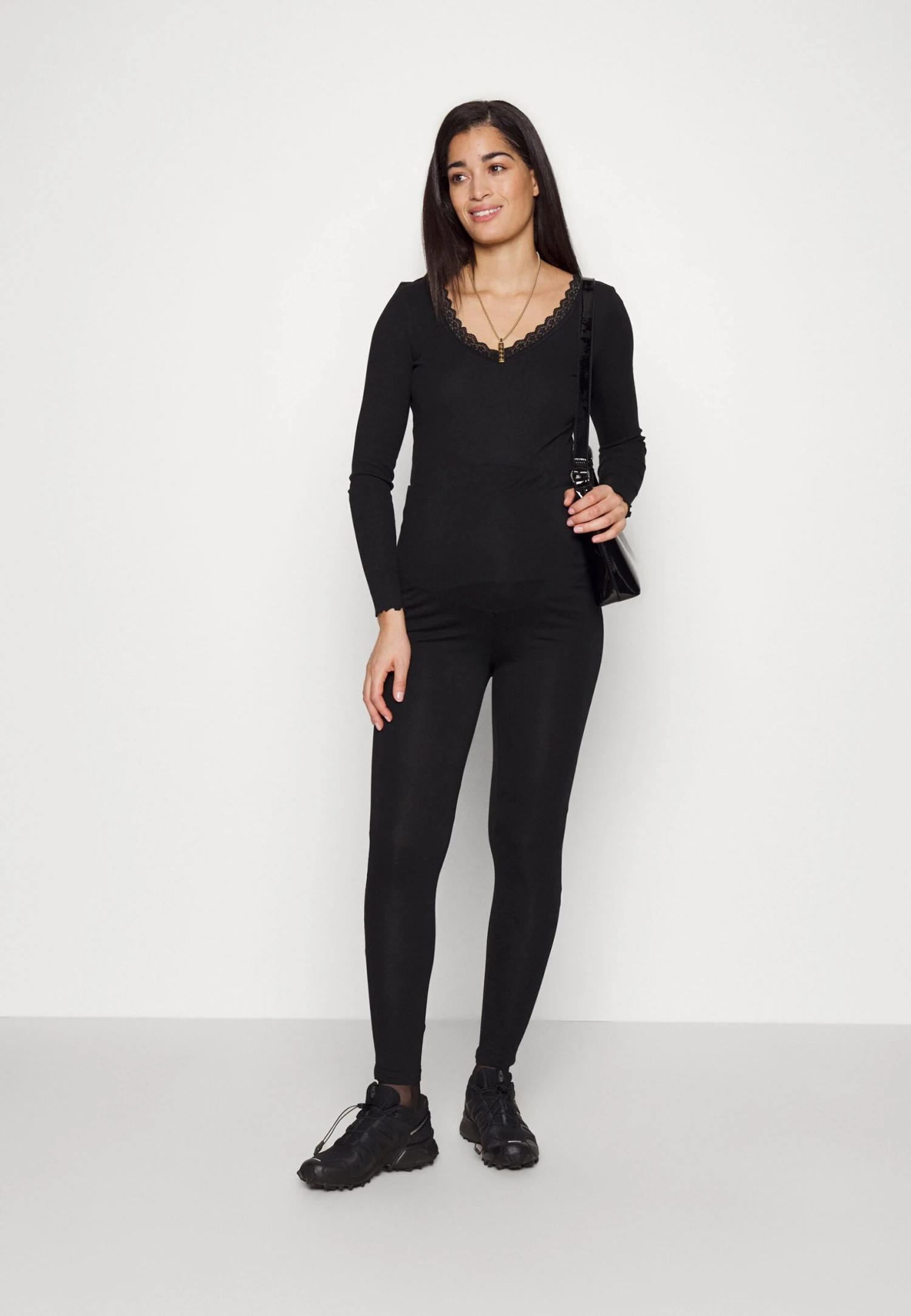 2 PACK - Legginsy - Black