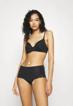 Anna Field JUNIPER 5PP HIGHWAIST - Figi - Black