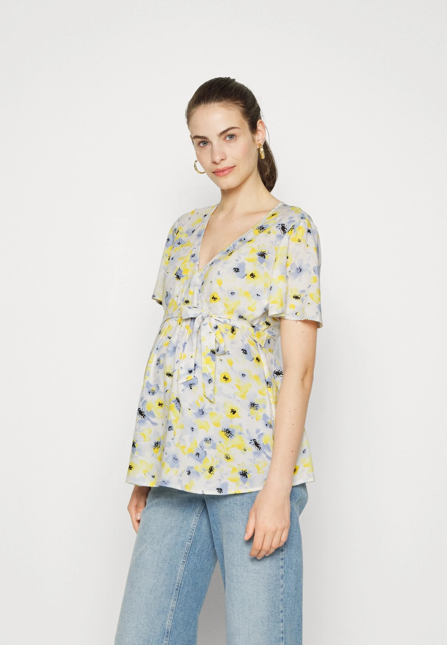 Bluzka - White/light Blue