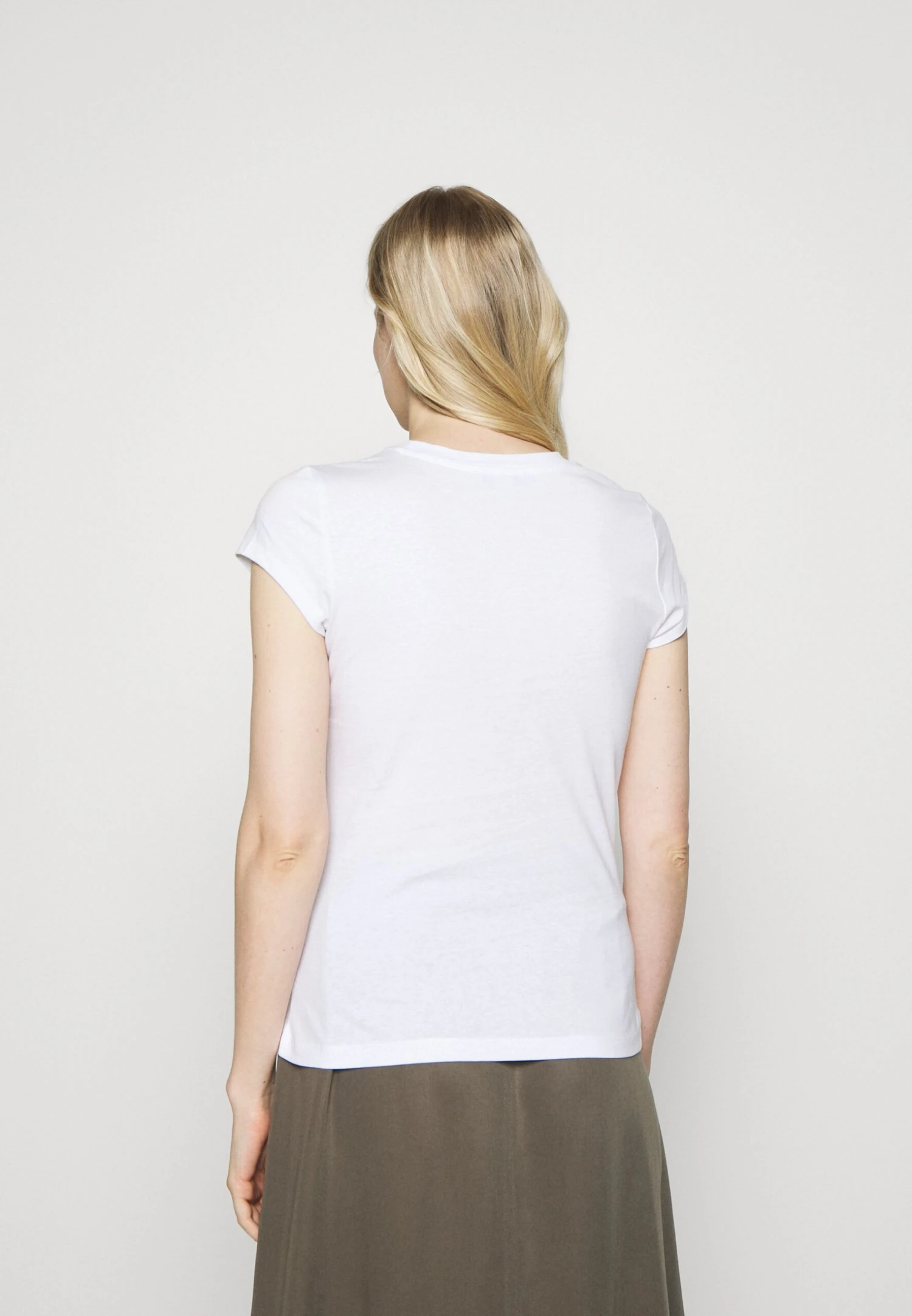 Anna Field T-shirt Basic - White - obrazek 3