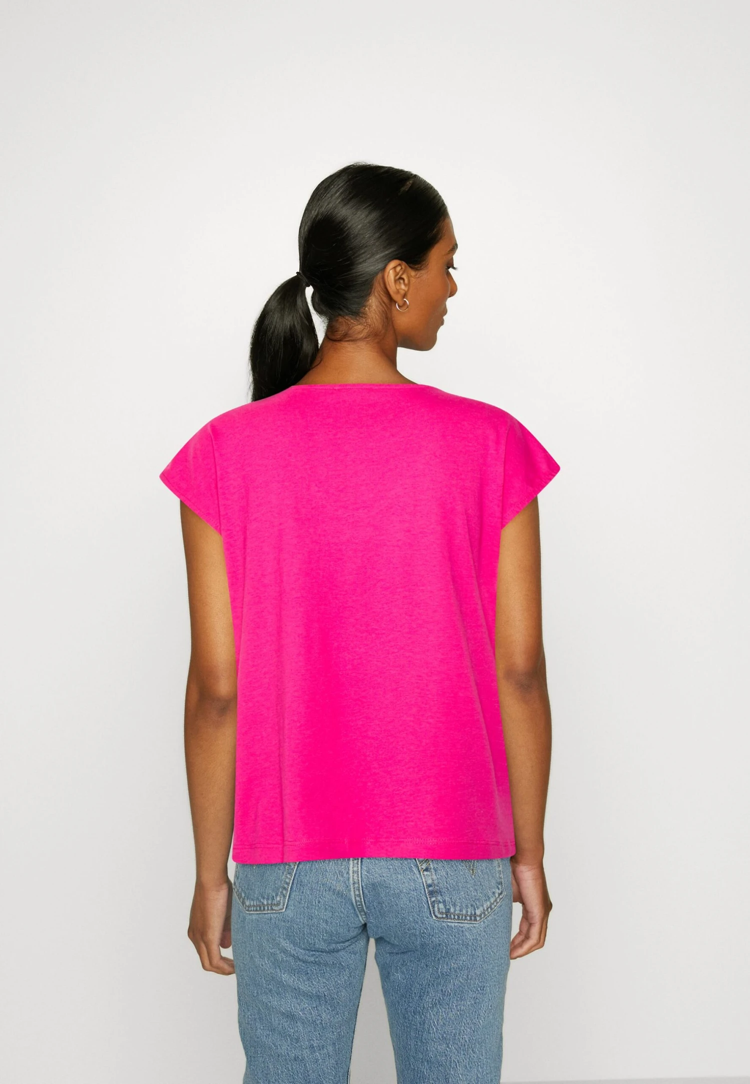 Anna Field T-shirt Basic - Pink - obrazek 3