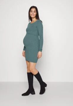 Sukienka Dzianinowa - Dark Green