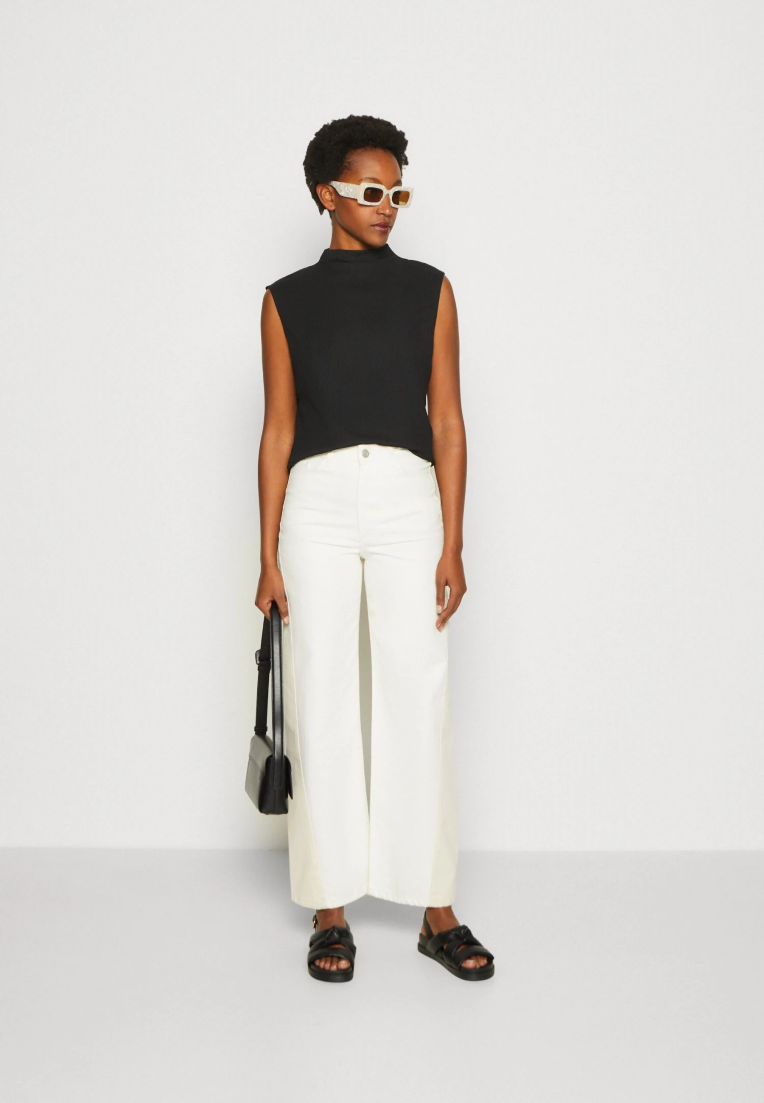 Anna Field Top - Black - obrazek 2