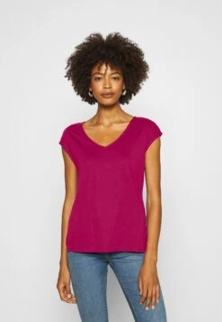 Anna Field T-shirt Basic - Berry