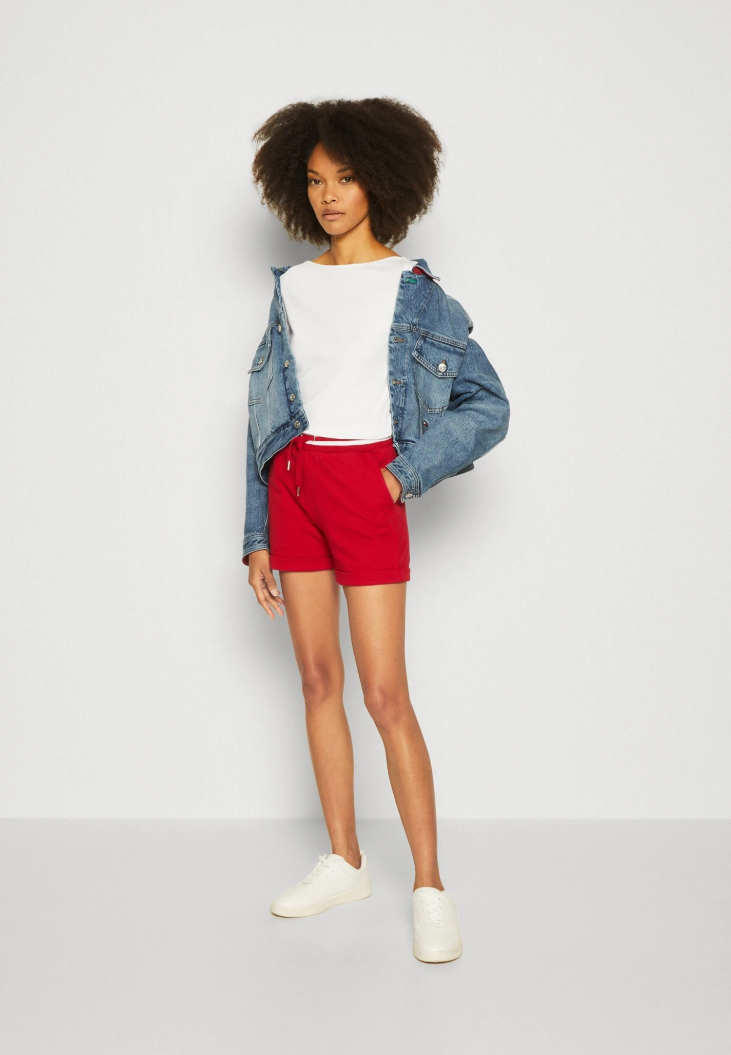 Anna Field Szorty - Dark Red - obrazek 2