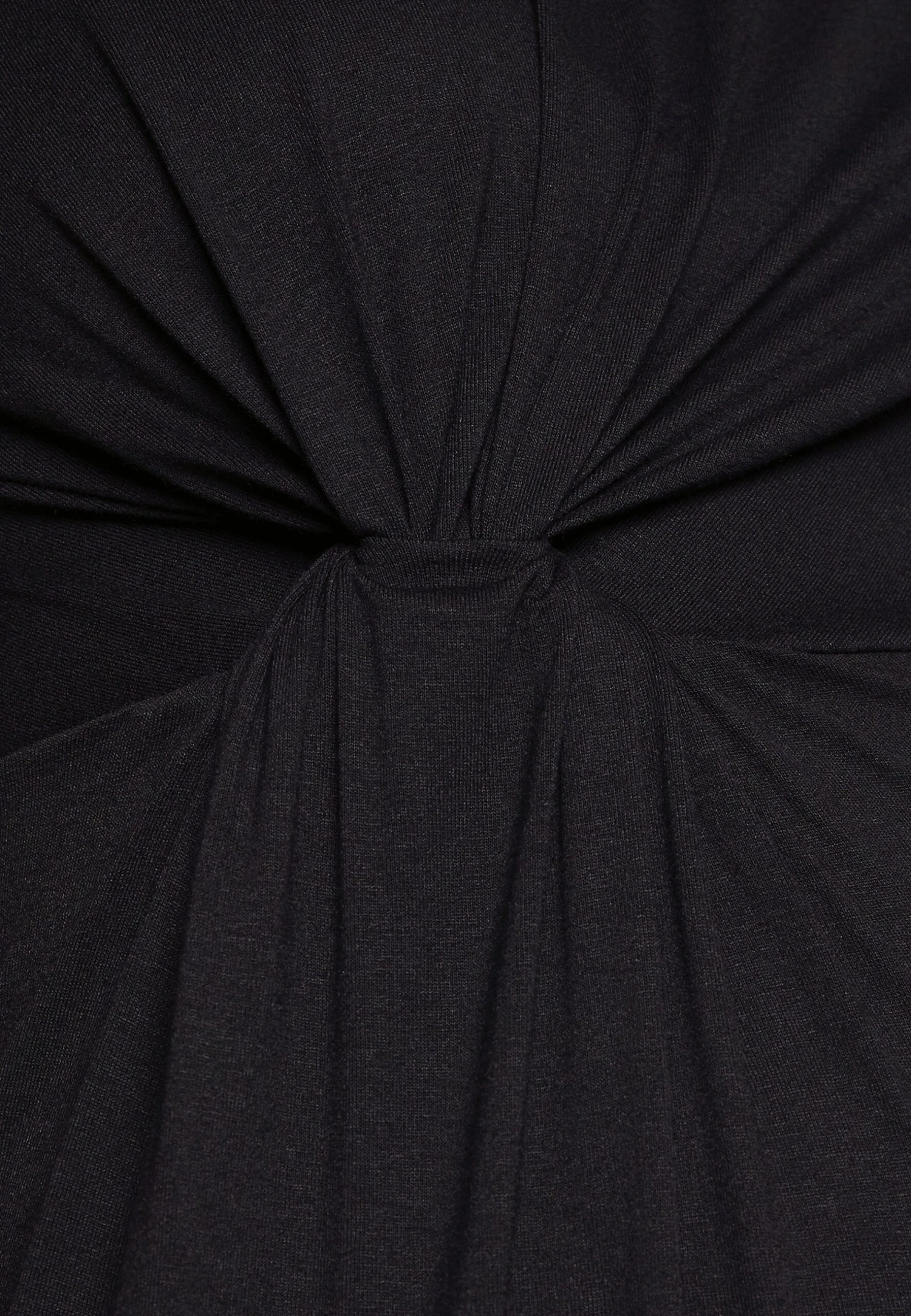 SLEEVES MINI DRESS - Sukienka Z Dżerseju - Black - obrazek 6