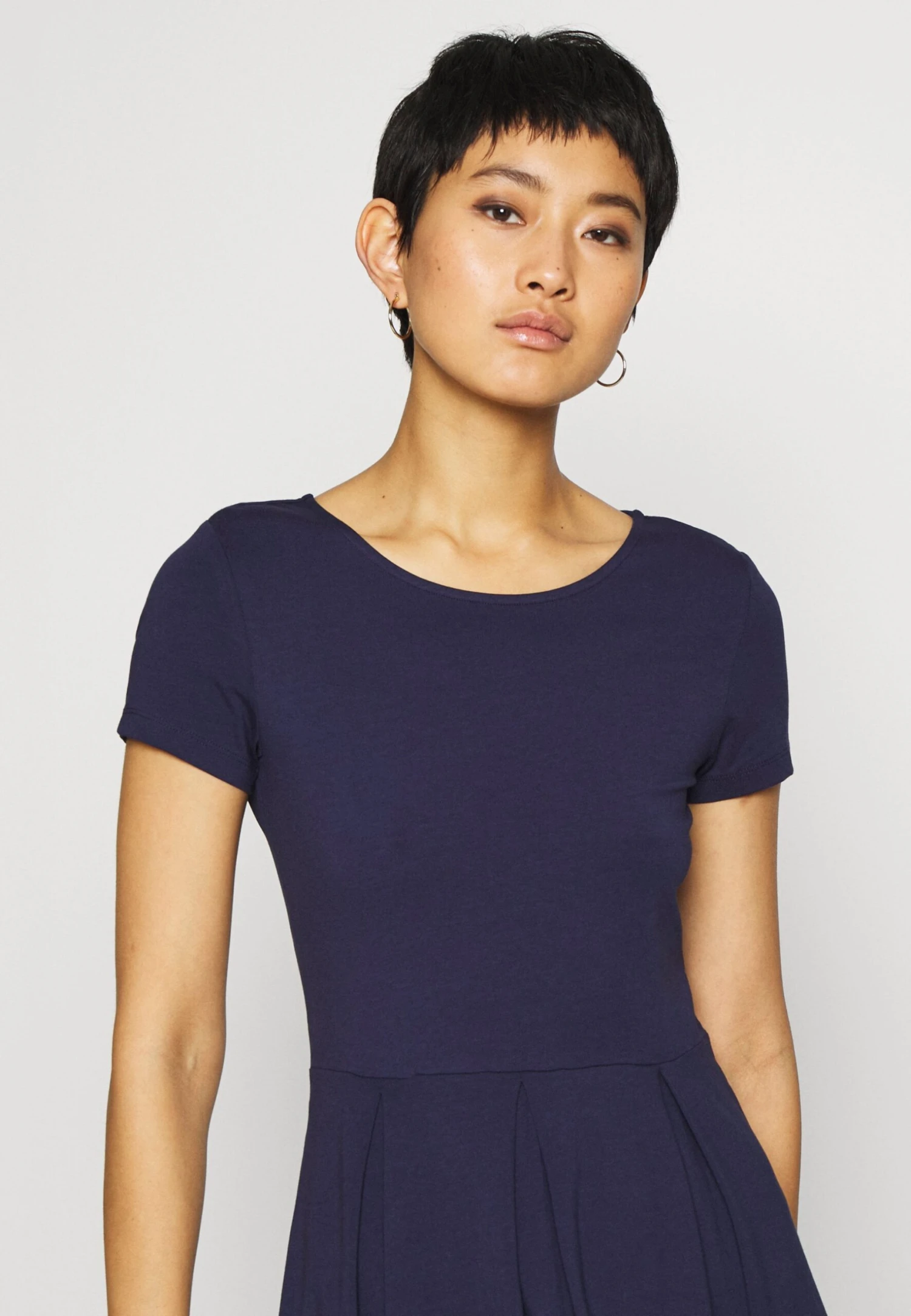 Anna Field Sukienka Z Dżerseju - Maritime Blue - obrazek 4