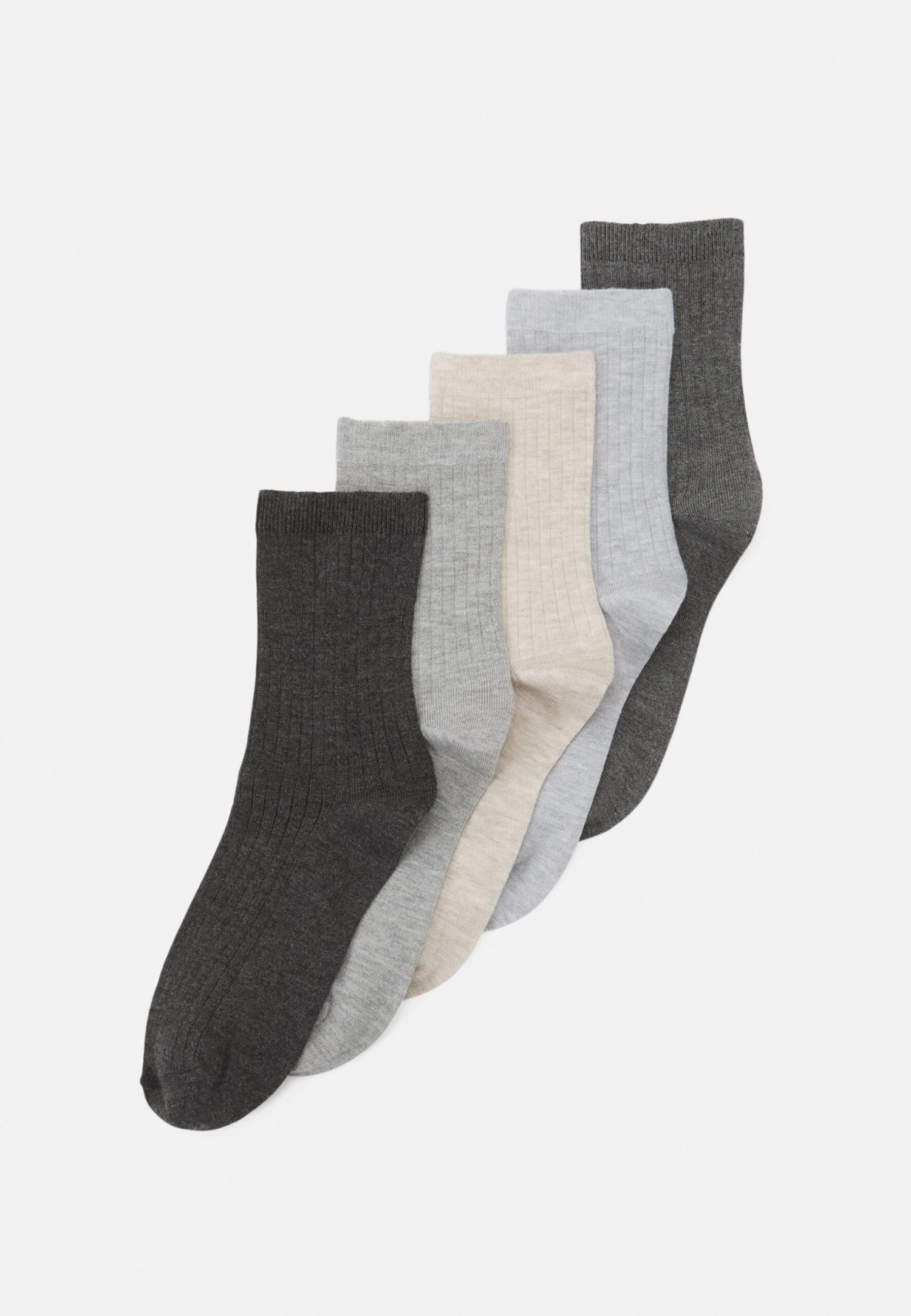 Anna Field 5 PACK - Skarpety - Black/grey