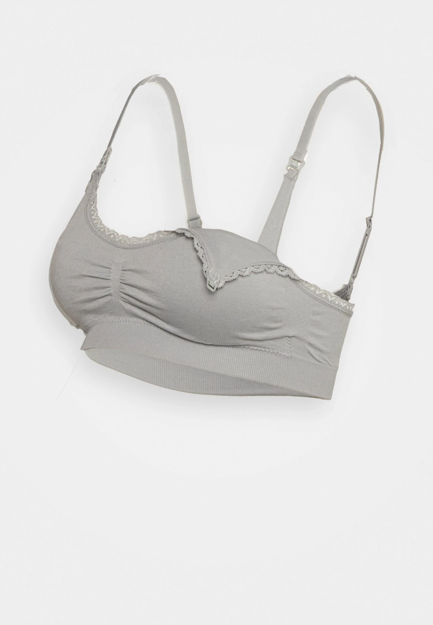 Anna Field MATERNITY SEAMLESS BRA 2 PACK - Biustonosz Bustier - Grey/black - obrazek 2