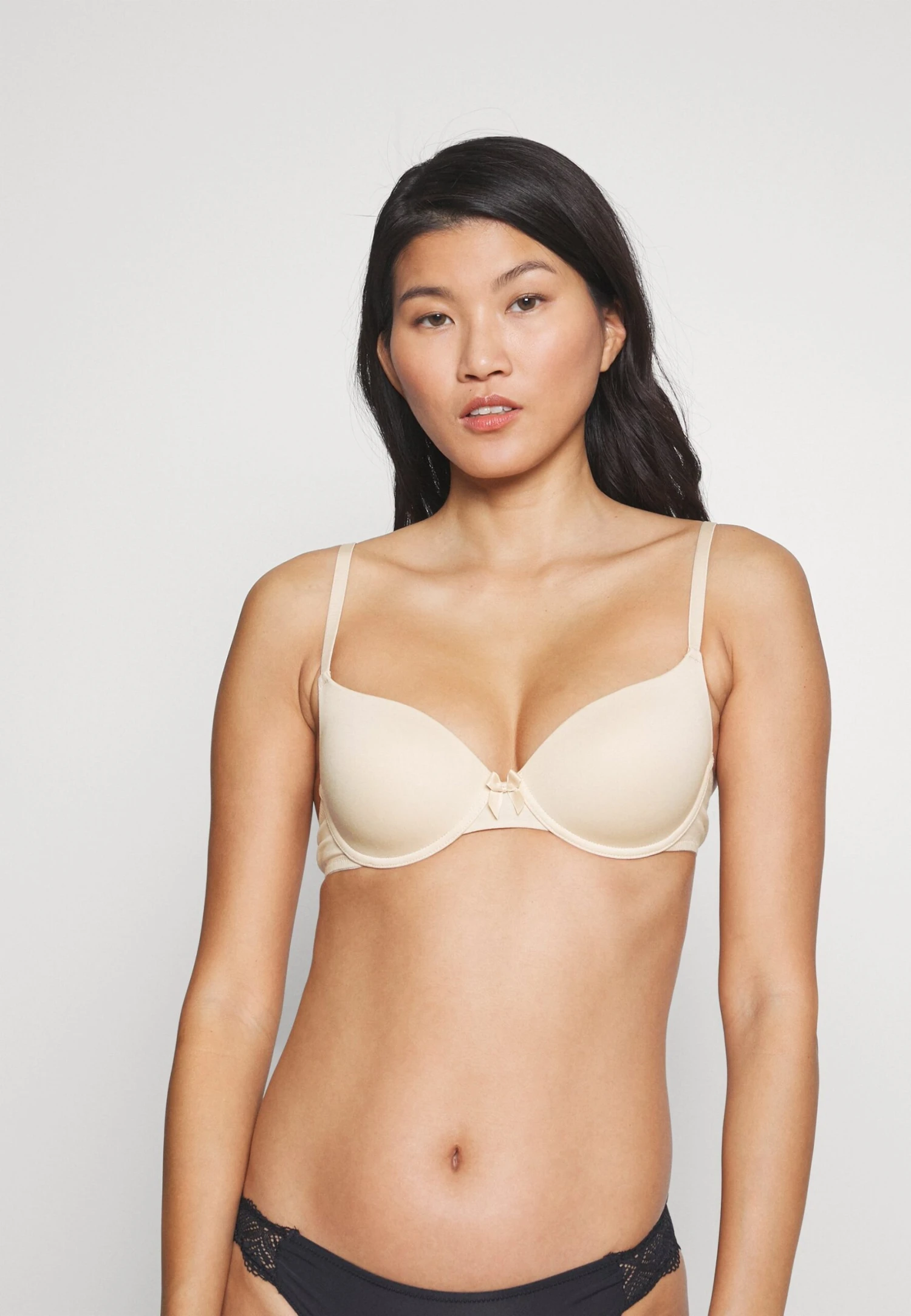 Anna Field 2 PACK - Biustonosz Z Fiszbiną - Black/nude - obrazek 4