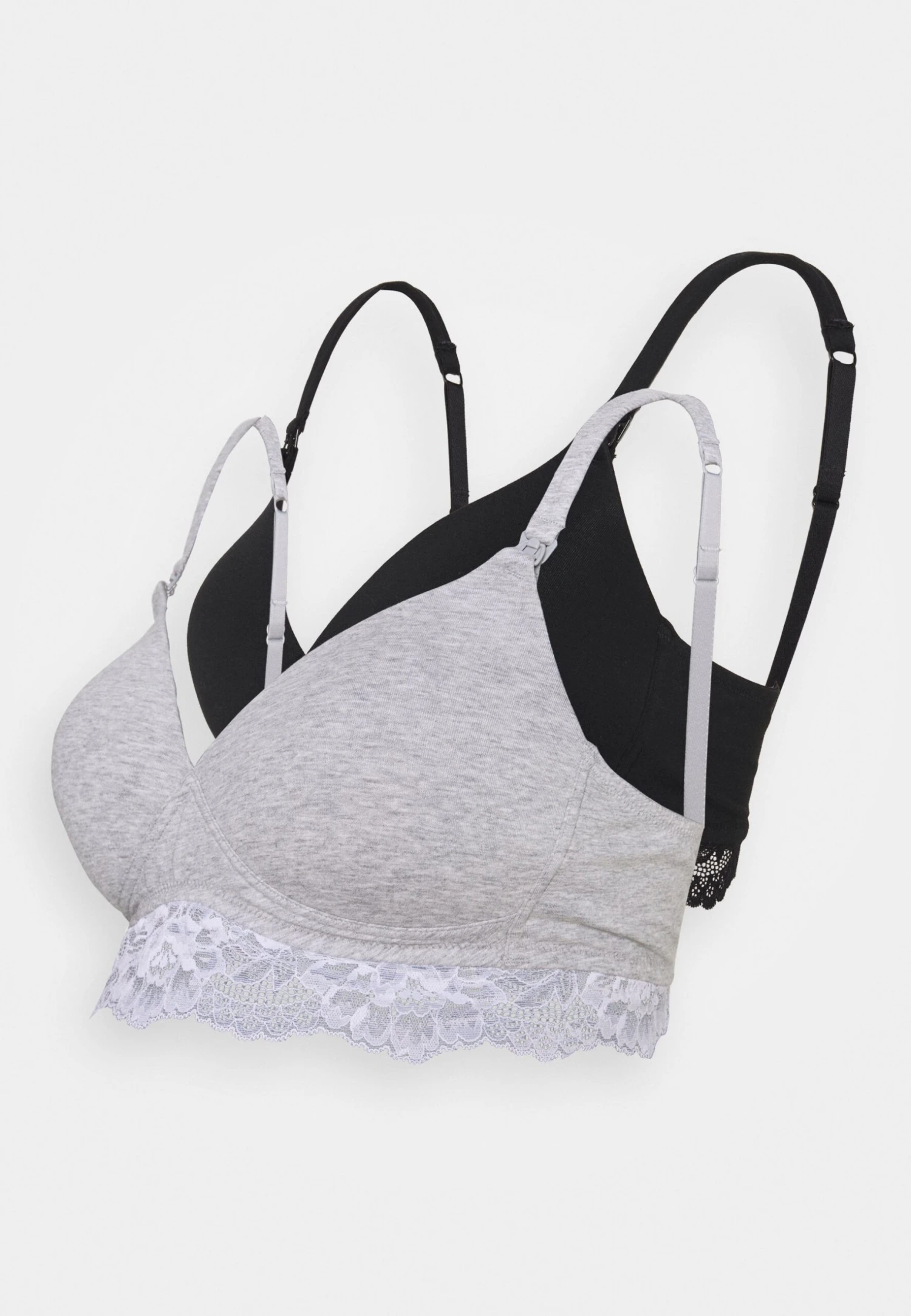Anna Field 2PP MATERNITY BRA - Biustonosz Bezszwowy - Grey