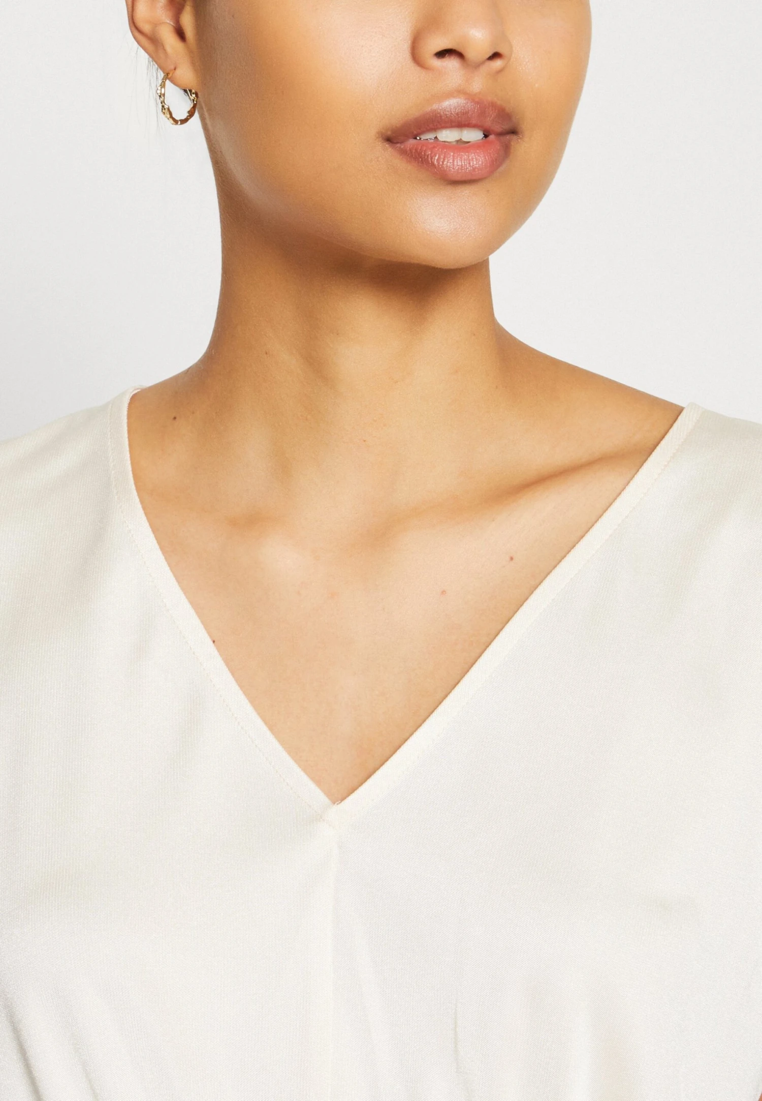 Anna Field T-shirt Z Nadrukiem - Light Pink - obrazek 6