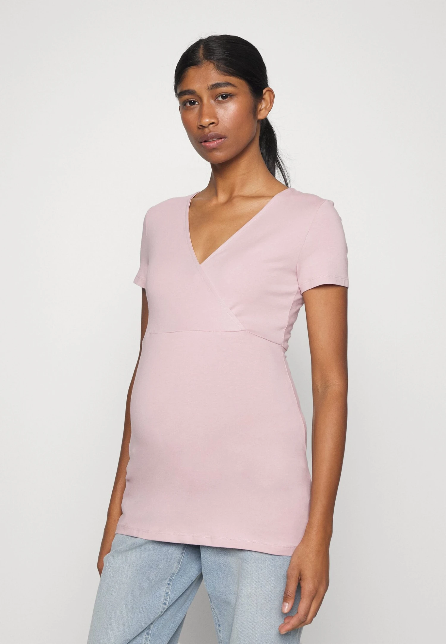 2 PACK - T-shirt Basic - Pink/off-white/multi-coloured - obrazek 2