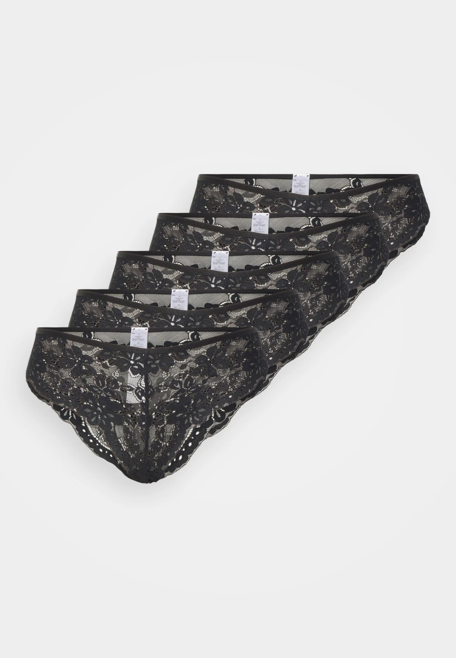 Anna Field 5 PACK - Figi - Black - obrazek 4