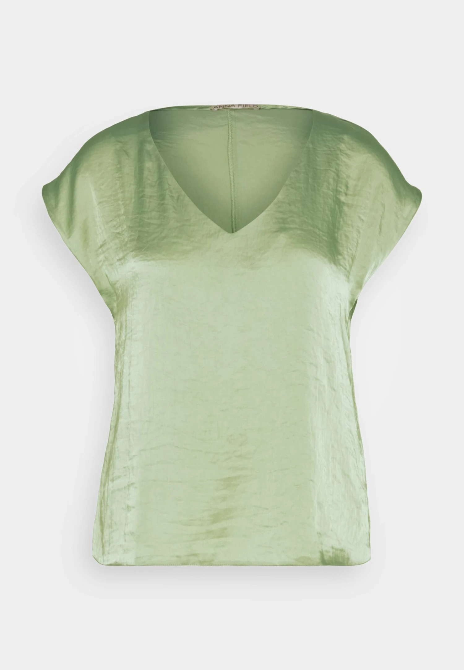 Anna Field T-shirt Basic - Olive - obrazek 5