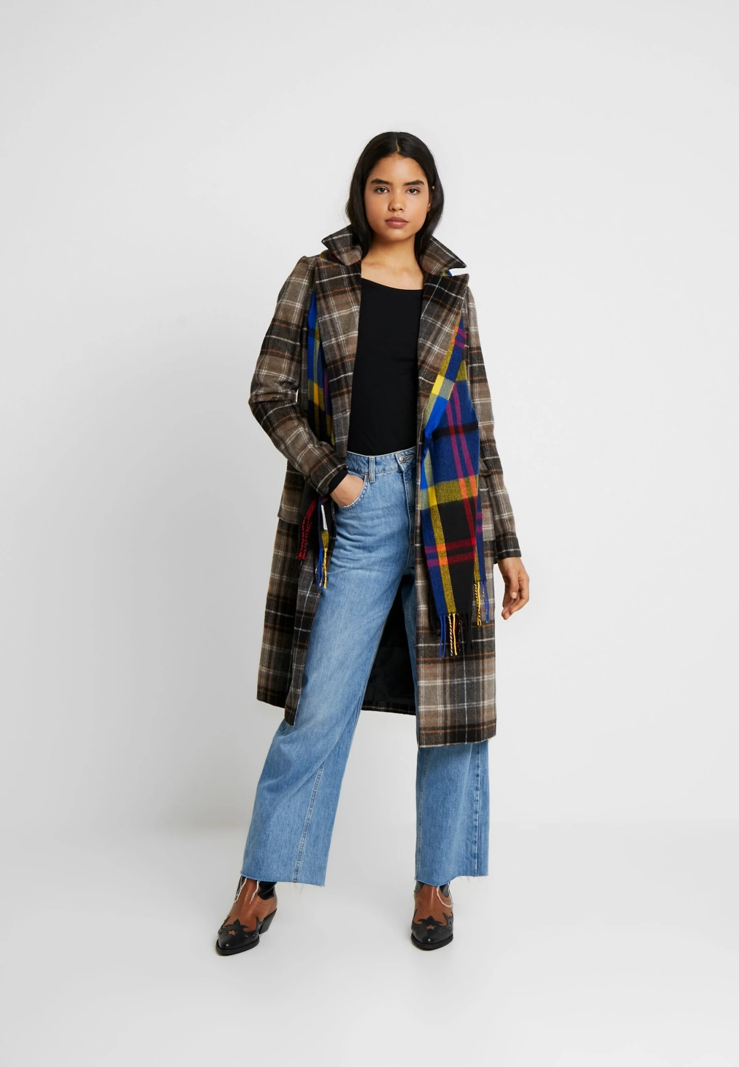 2 PACK - Bluzka Z Długim Rękawem - Black/white - obrazek 2