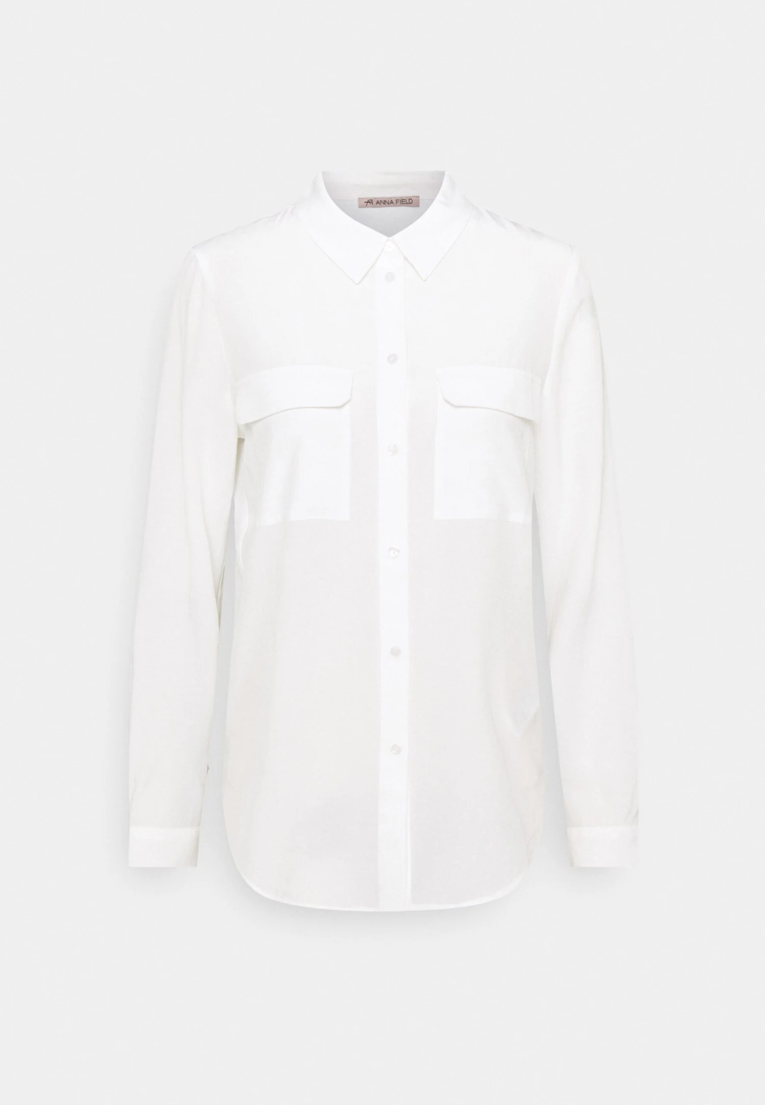 Anna Field Basic Blouse With Front Pockets - Koszula - Offwhite - obrazek 6
