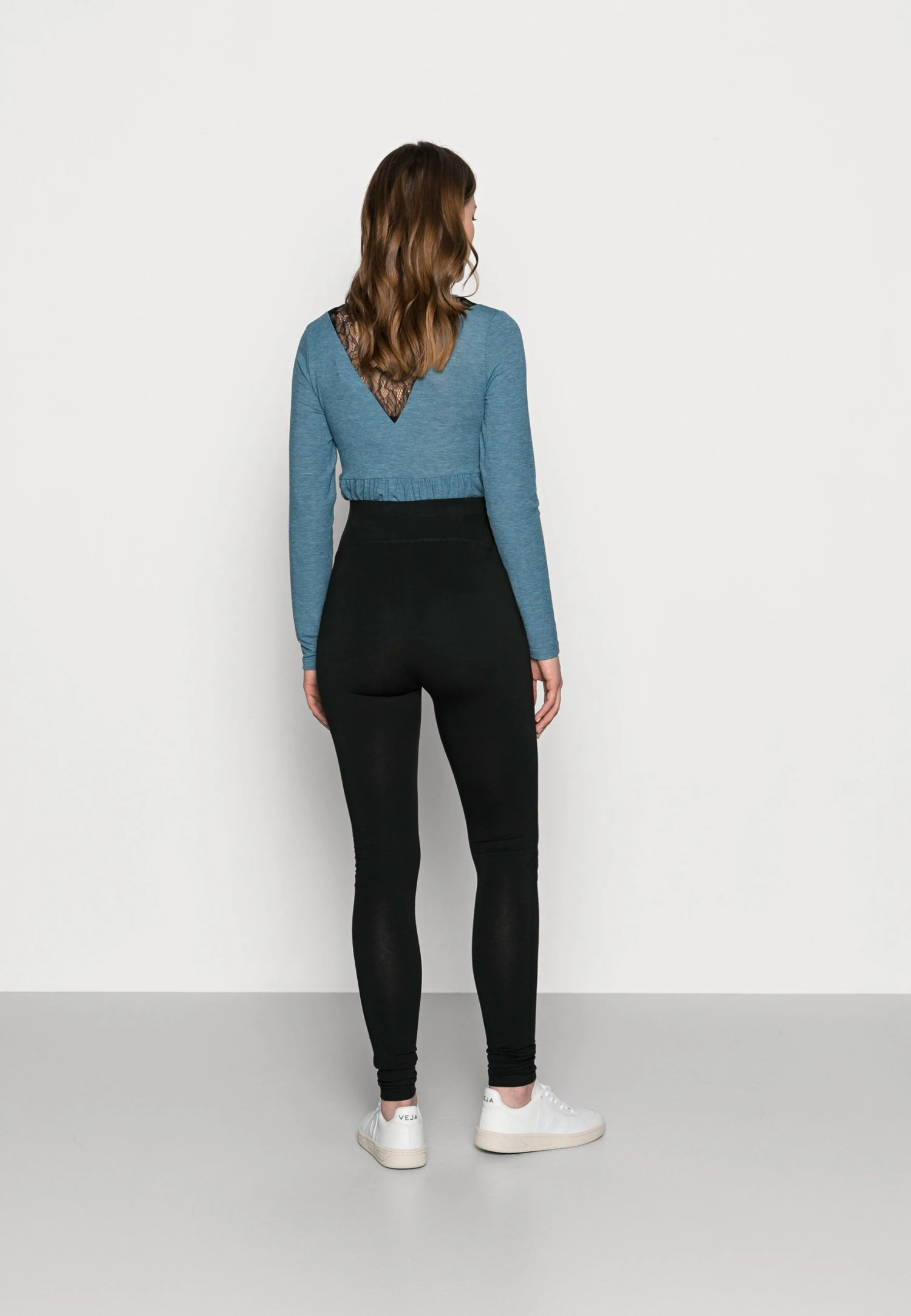 7/8 LENGTH MATERNITY LEGGINGS 2 PACK - Legginsy - Black - obrazek 3