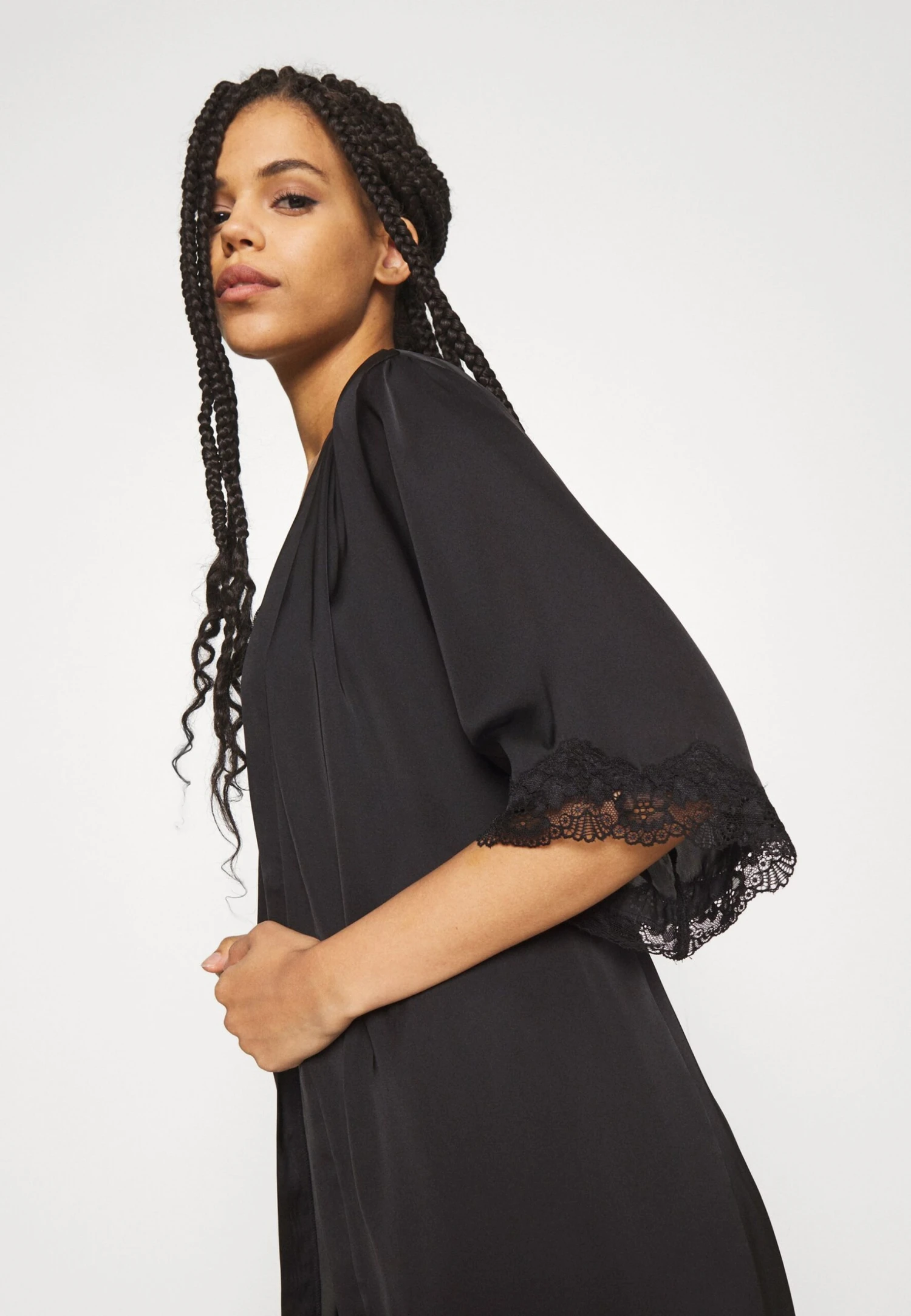 Anna Field Szlafrok - Black - obrazek 4