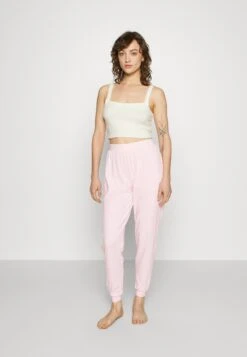 Anna Field 2 PACK - Spodnie Od Piżamy - Black/white