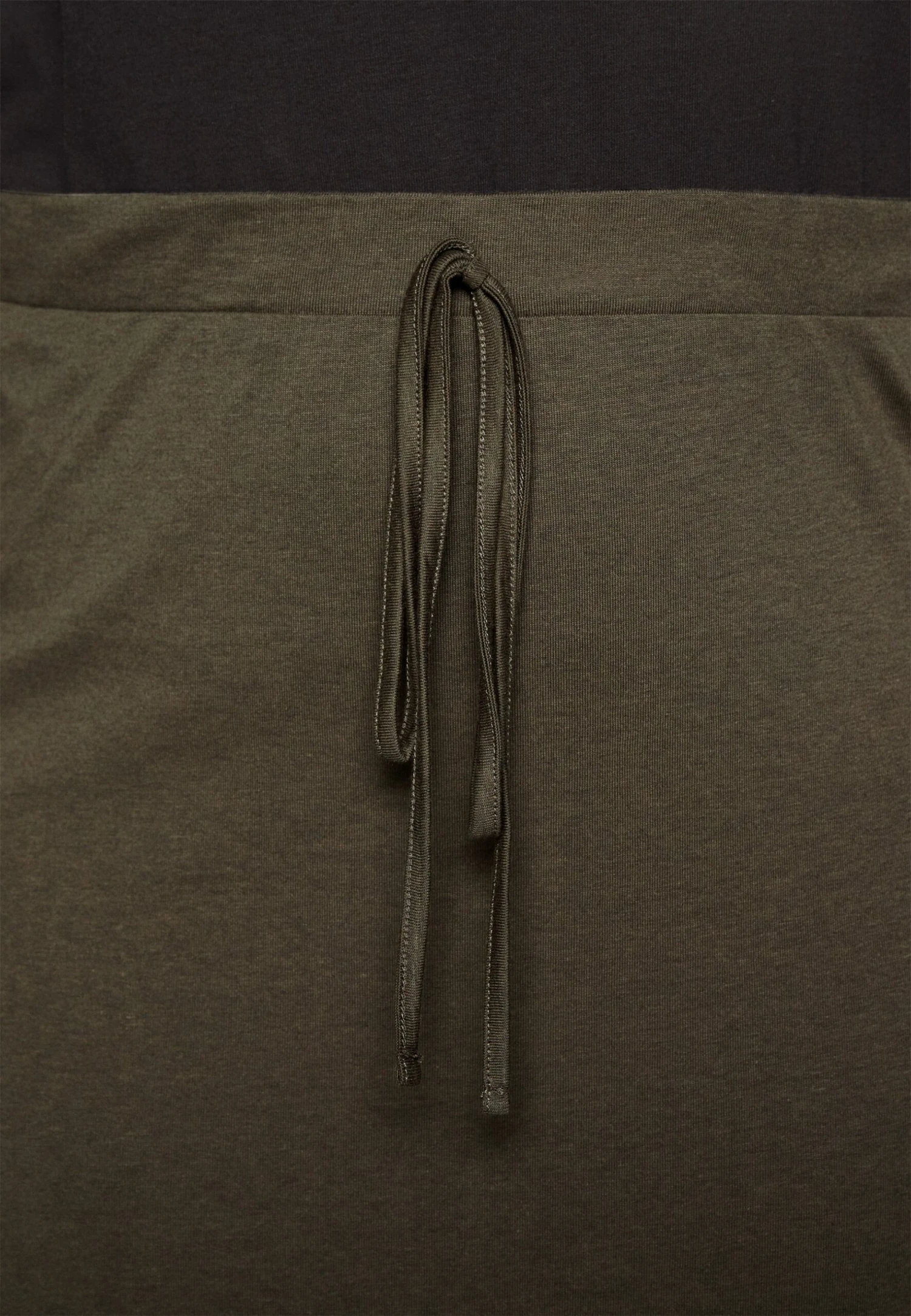 DRAWSTRING WAISTBAND - Długa Spódnica - Khaki - obrazek 5