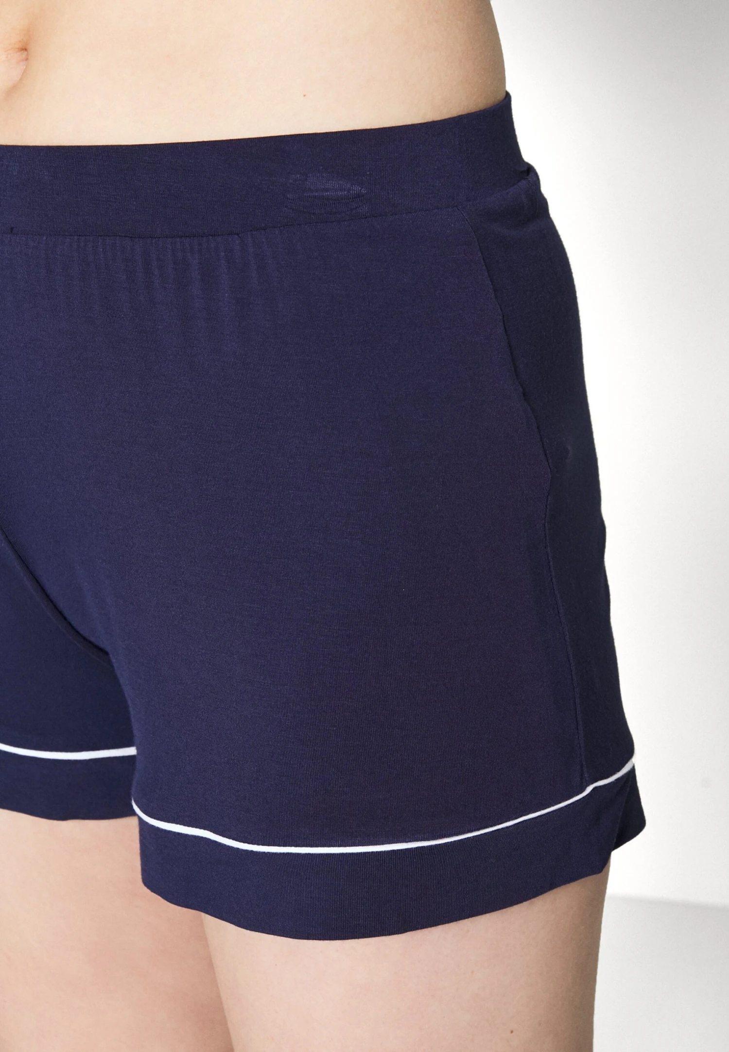 Anna Field BUTTON THROUGH PJ SET - Piżama - Blue/white - obrazek 6