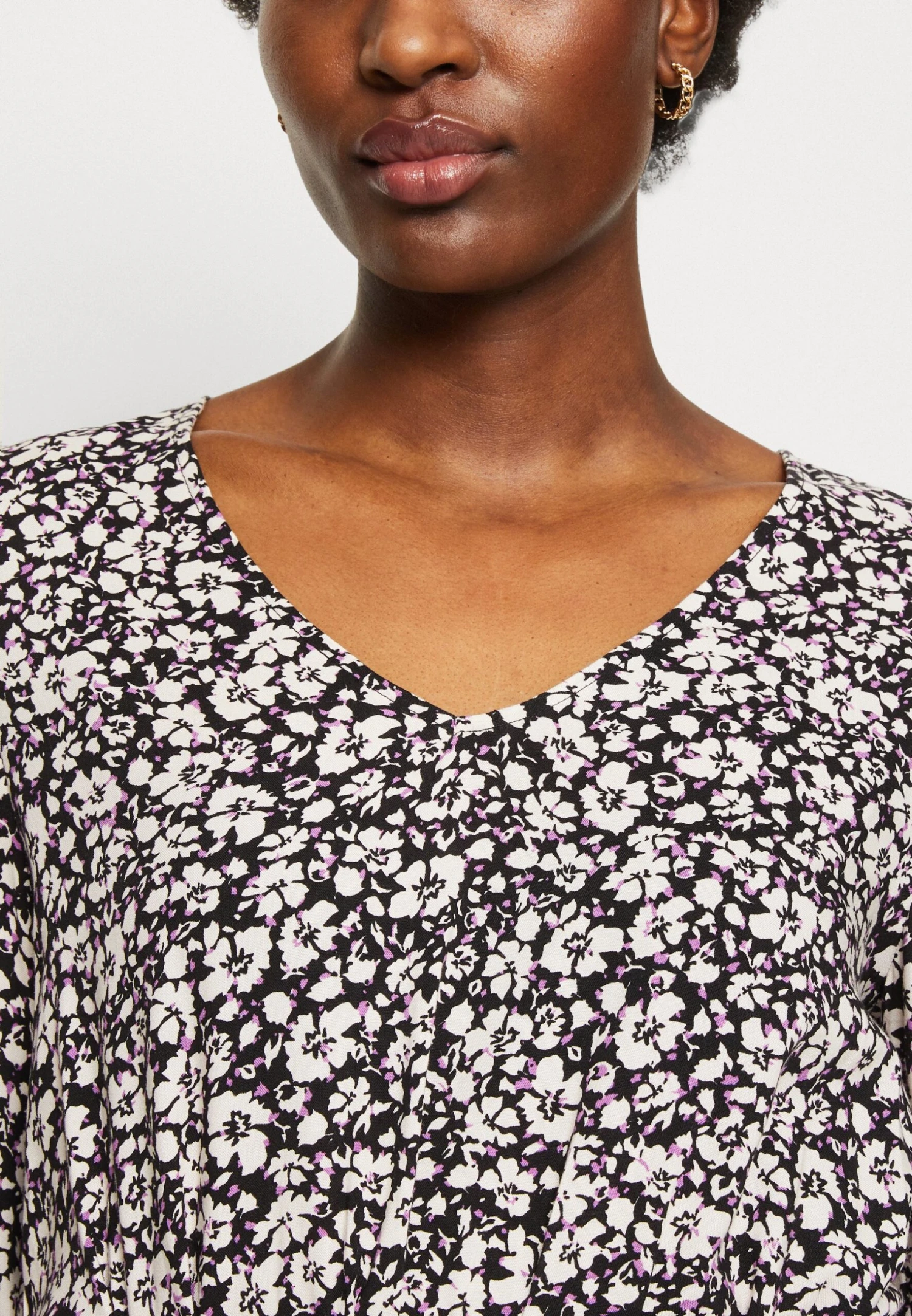 Anna Field Sukienka Letnia - Black/white - obrazek 6