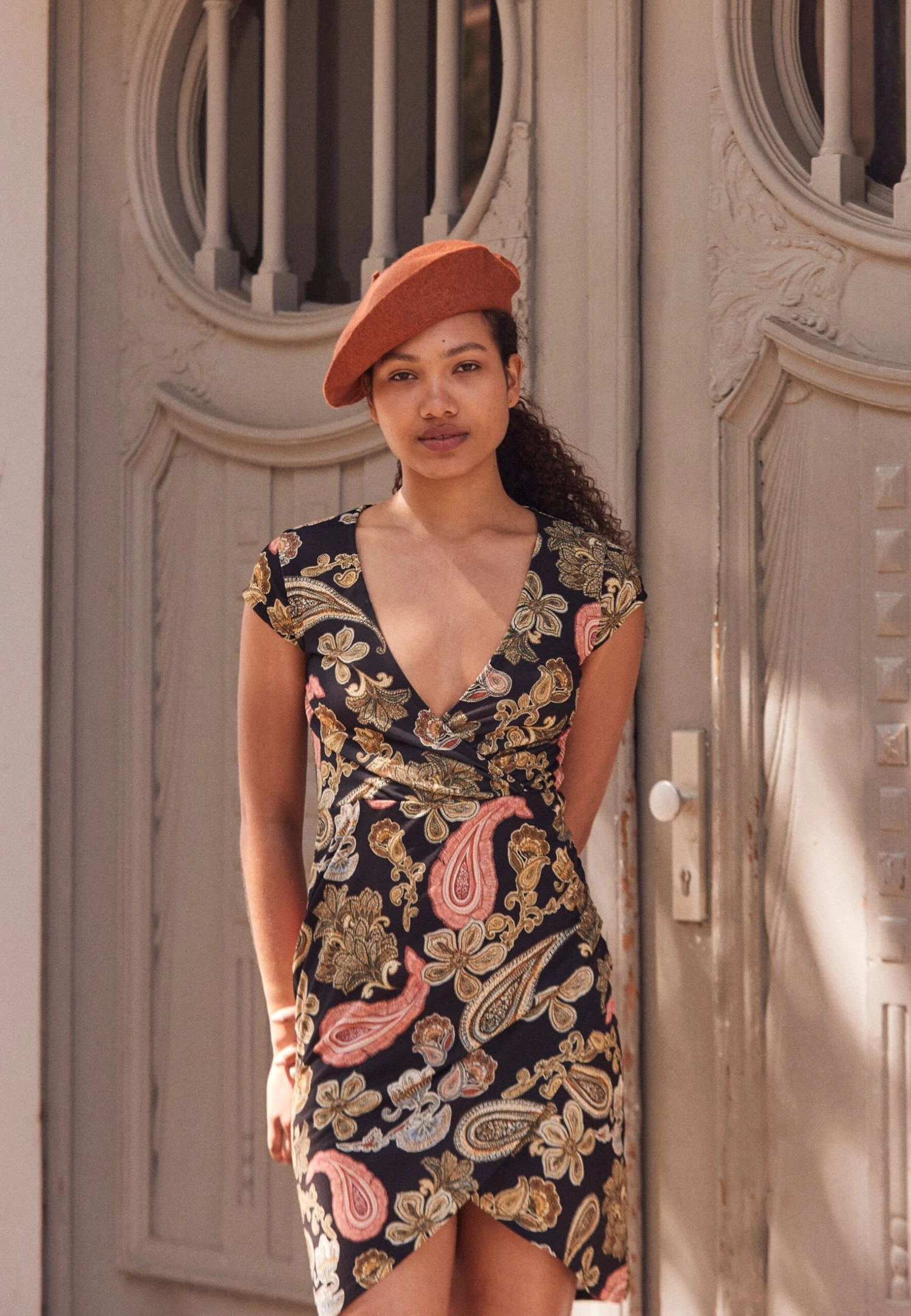 Anna Field Sukienka Z Dżerseju - Black/multi Coloured