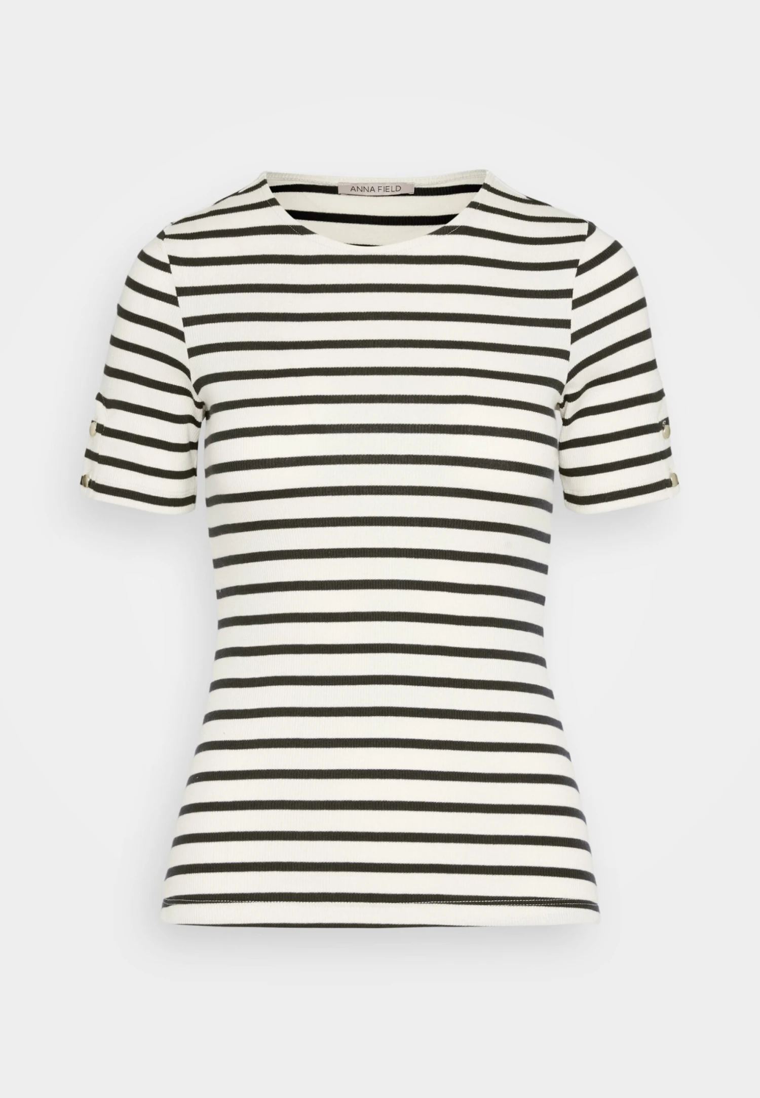 Anna Field T-shirt Z Nadrukiem - Dark Blue/white - obrazek 5