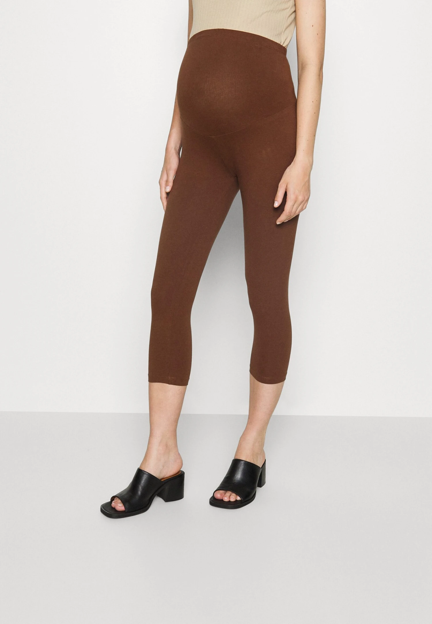 3 PACK - Legginsy - Black/brown/off-white - obrazek 2