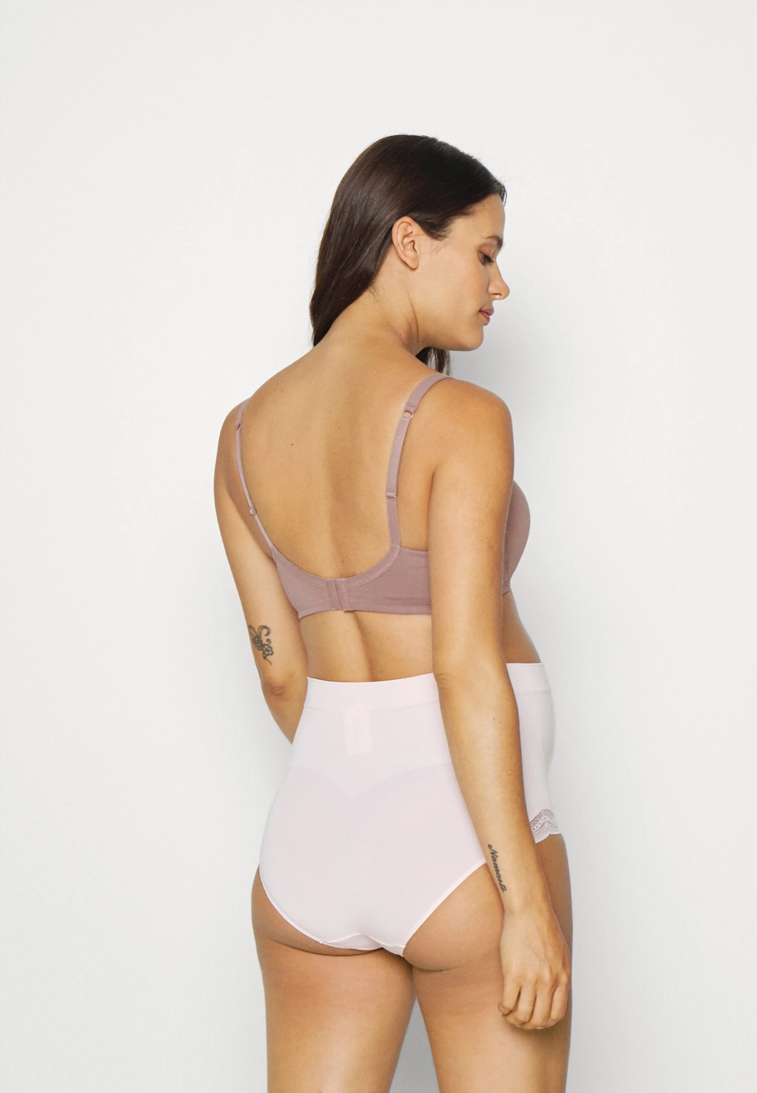 Anna Field POPPY 2PP NURSING BRA - Biustonosz Z Trójkątną Miseczką - Pink/white - obrazek 3