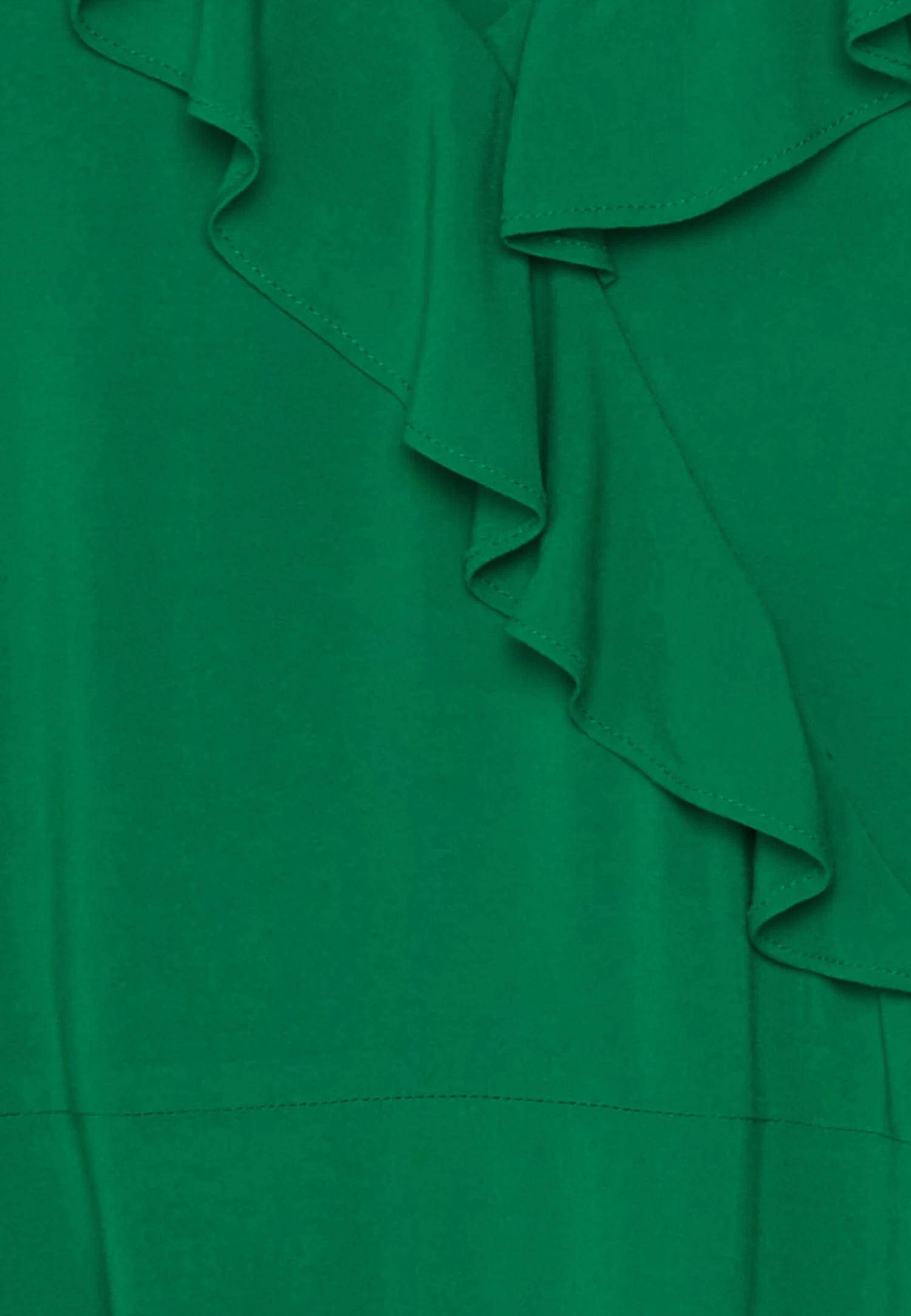 Anna Field VOLANT MIDI DRESS - Sukienka Letnia - Green - obrazek 3