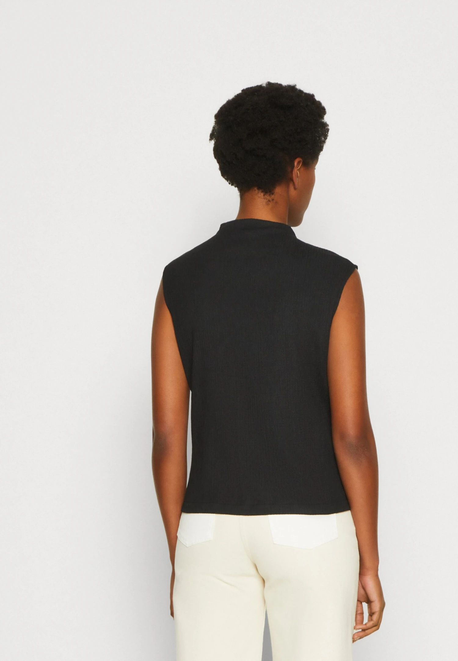 Anna Field Top - Black - obrazek 3