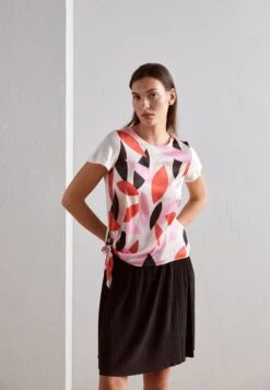 Anna Field T-shirt Z Nadrukiem - Pink