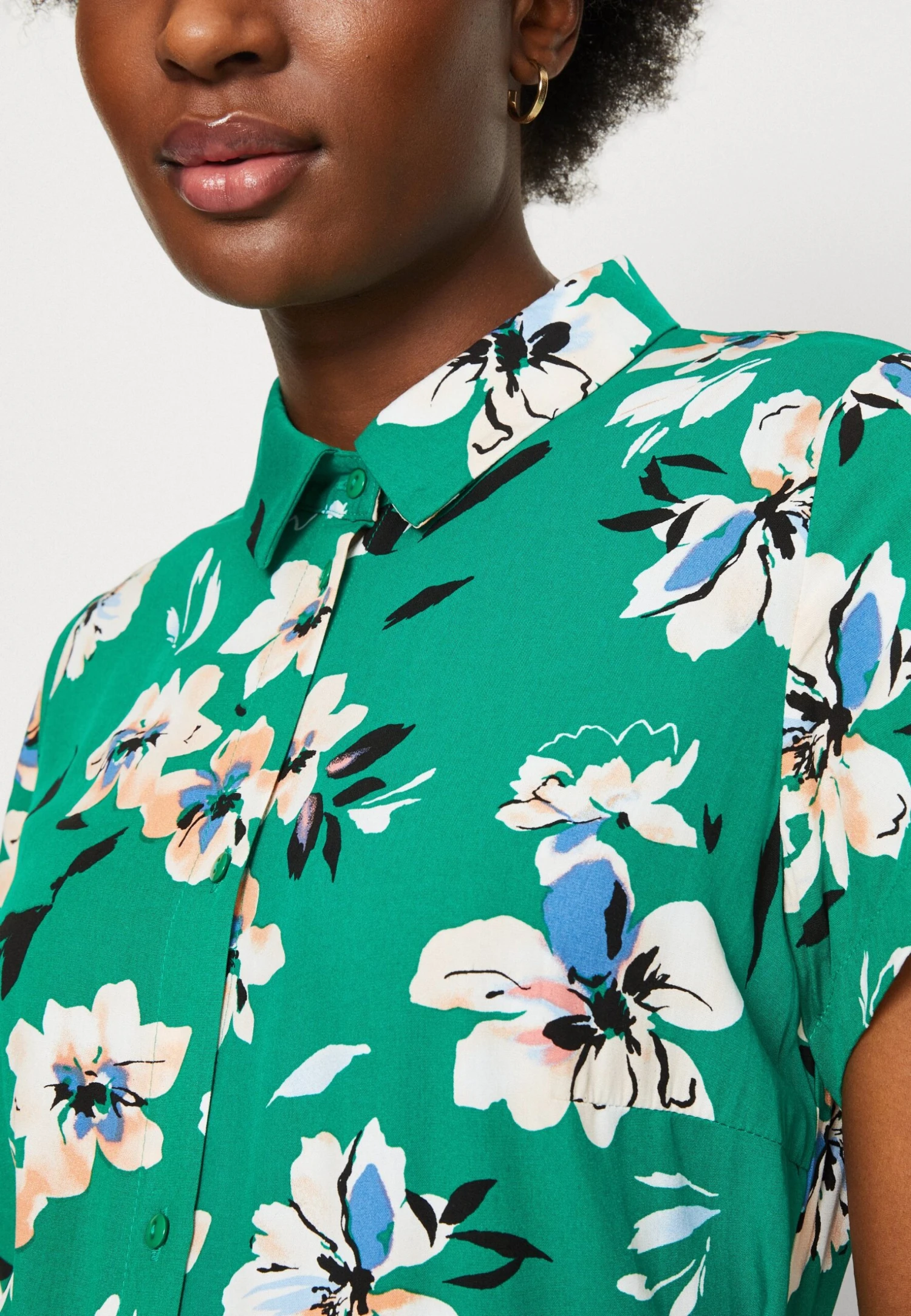 Anna Field Sukienka Koszulowa - Green/pink - obrazek 8