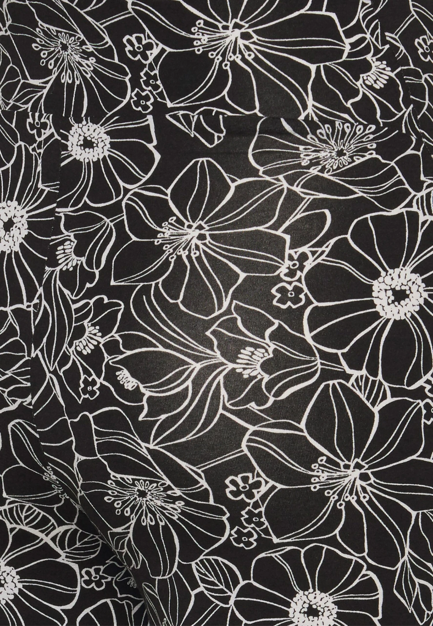 Spodnie Materiałowe - Black/white - obrazek 3