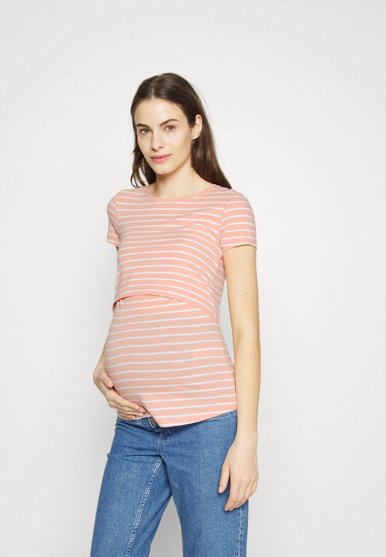 2 PACK - T-shirt Basic - Light Pink/white - obrazek 4