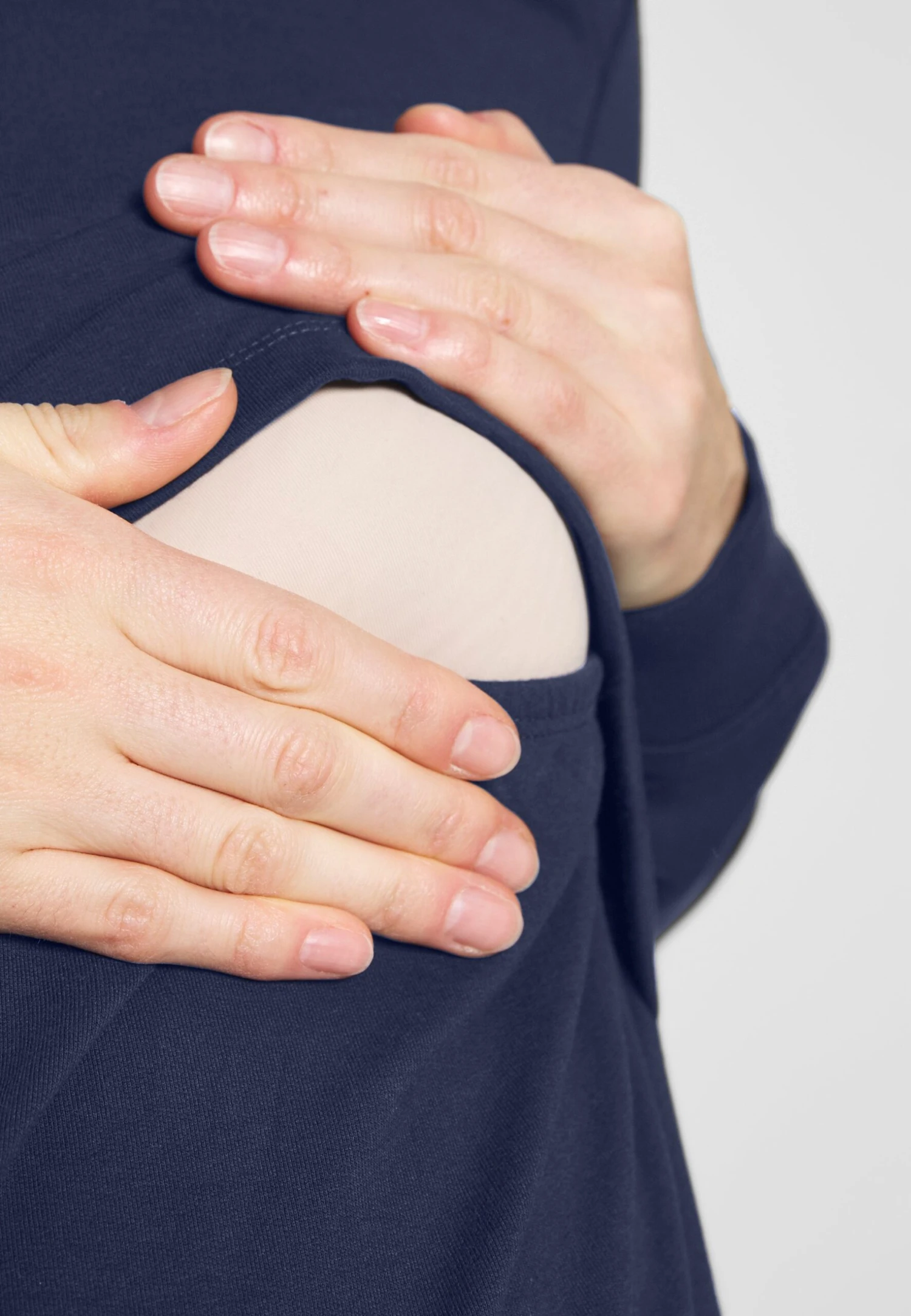 NURSING - Sweatshirt - Bluza Z Kapturem - Peacoat - obrazek 6