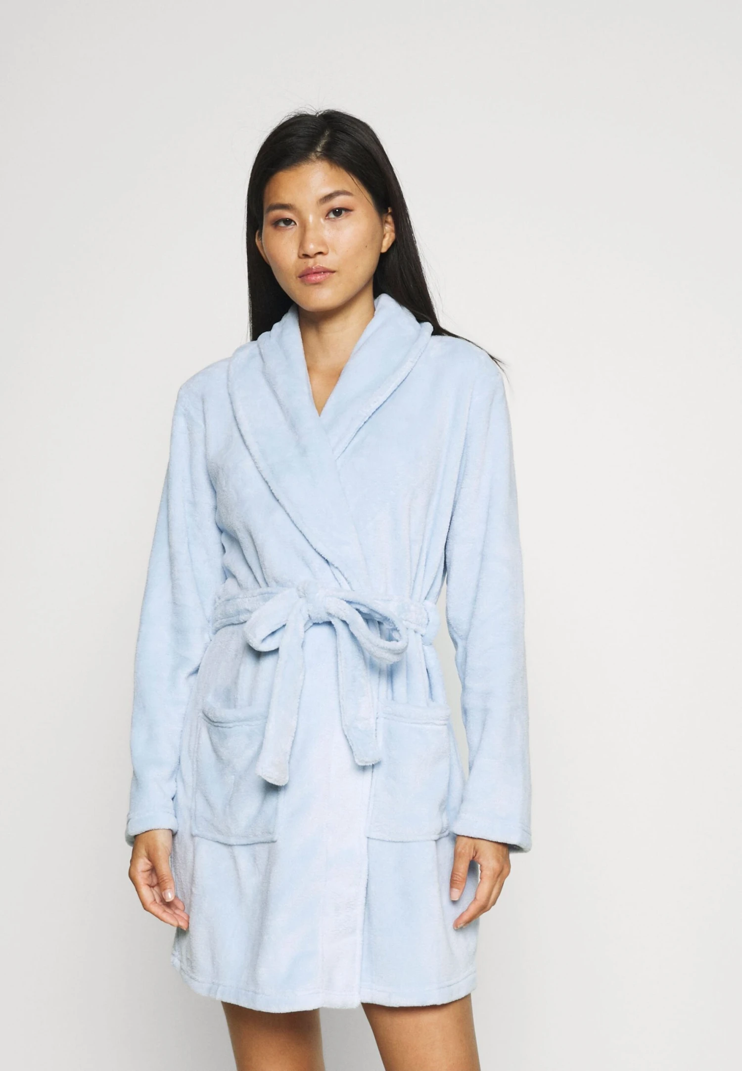 Anna Field LADIES PLUSH BATHROBE - Szlafrok - Blue