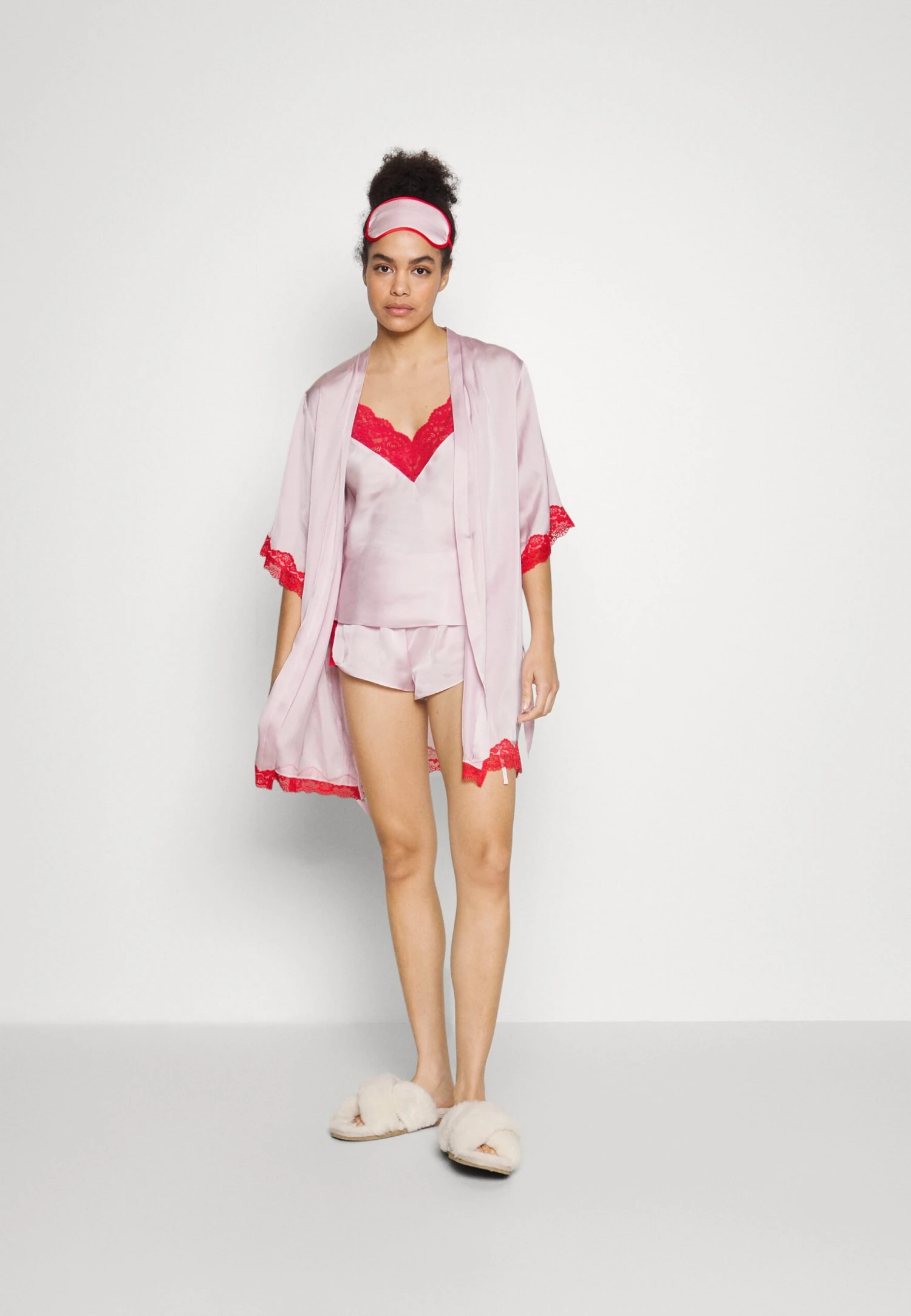 Anna Field 4 PIECE GIFT SET - Piżama - Red/pink - obrazek 2